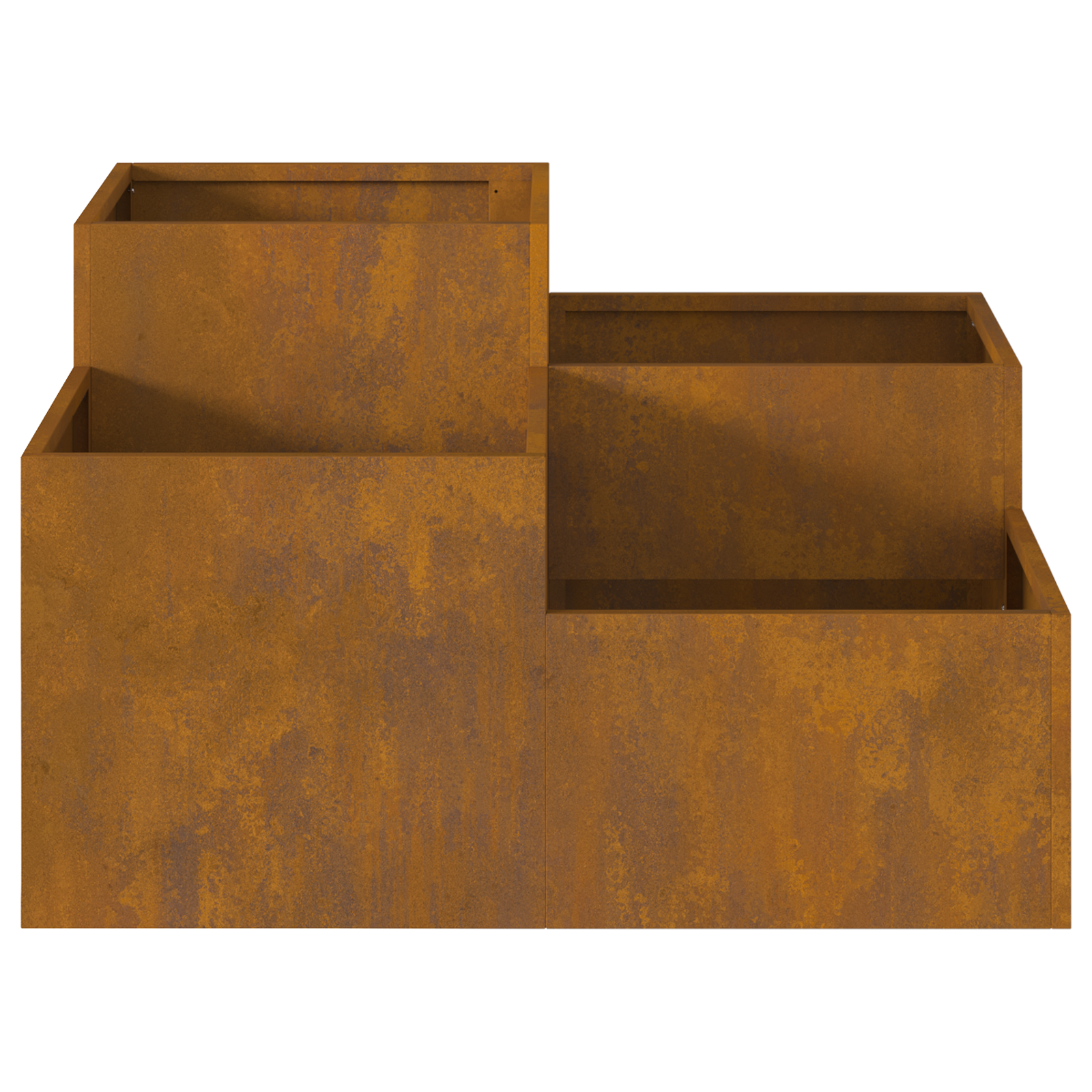 Garden Planter 80x80x48 cm Weathering Steel - Image 9