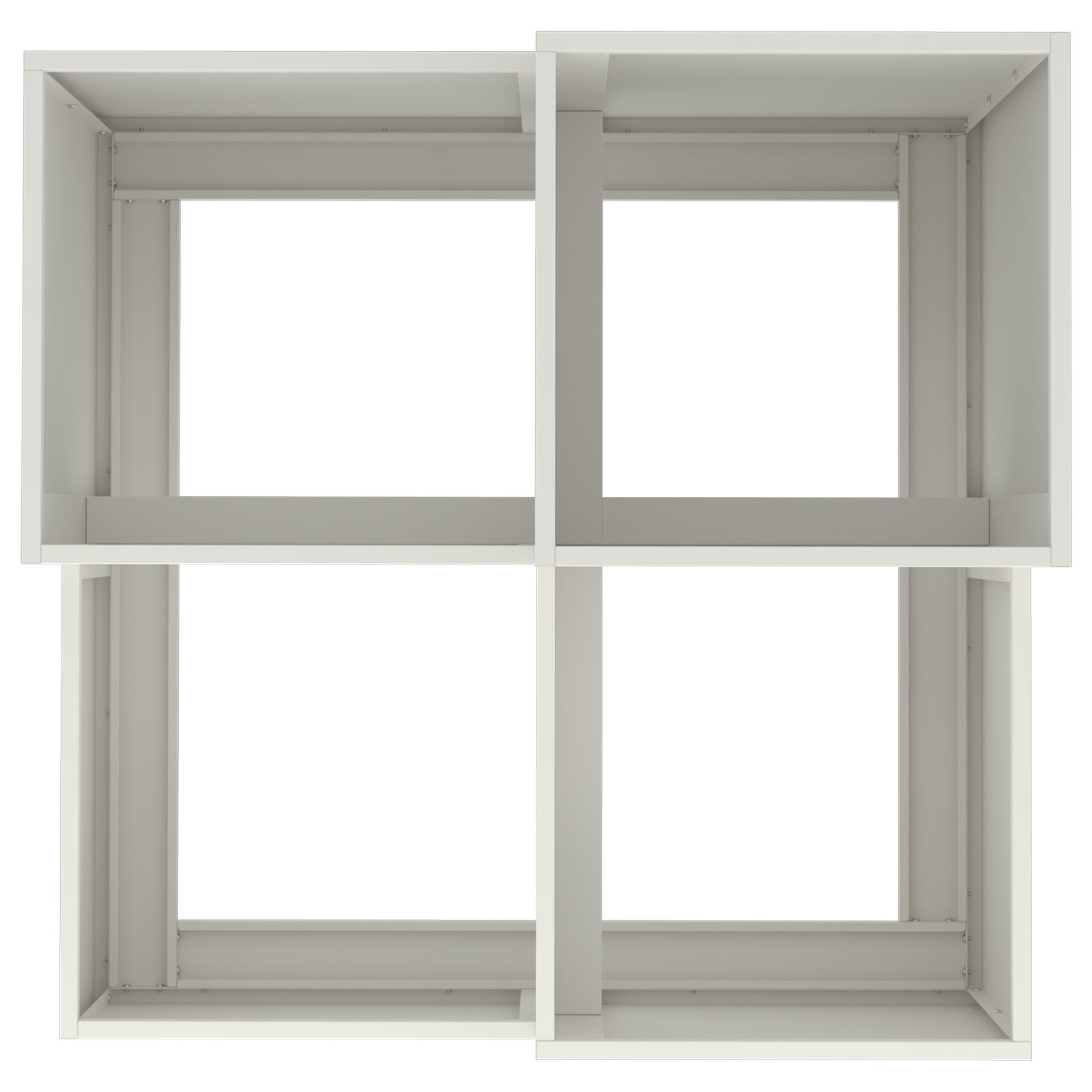 Garden Planter 100x100x60 cm White Steel - Image 8