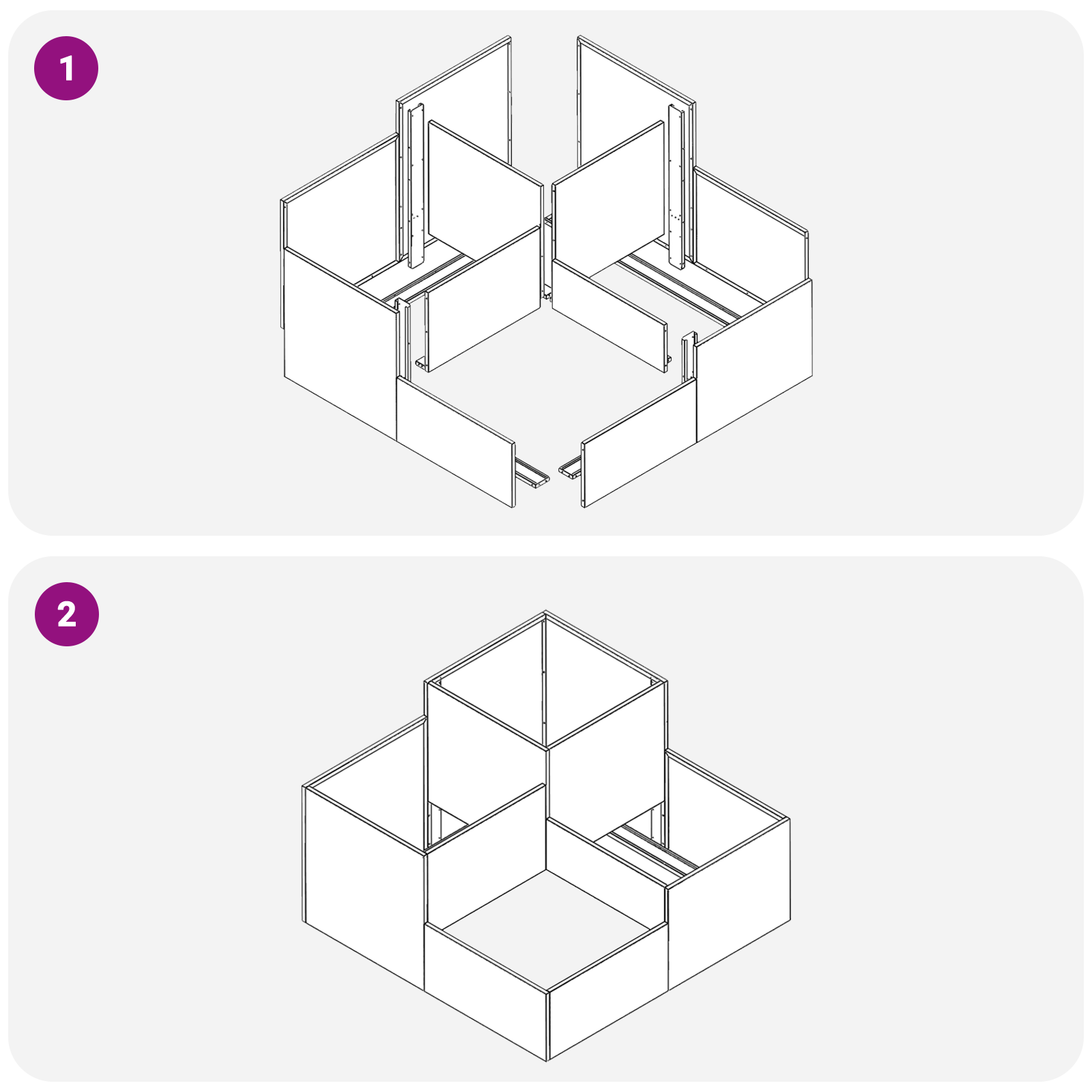 Garden Planter 100x100x60 cm Anthracite Steel - Image 10