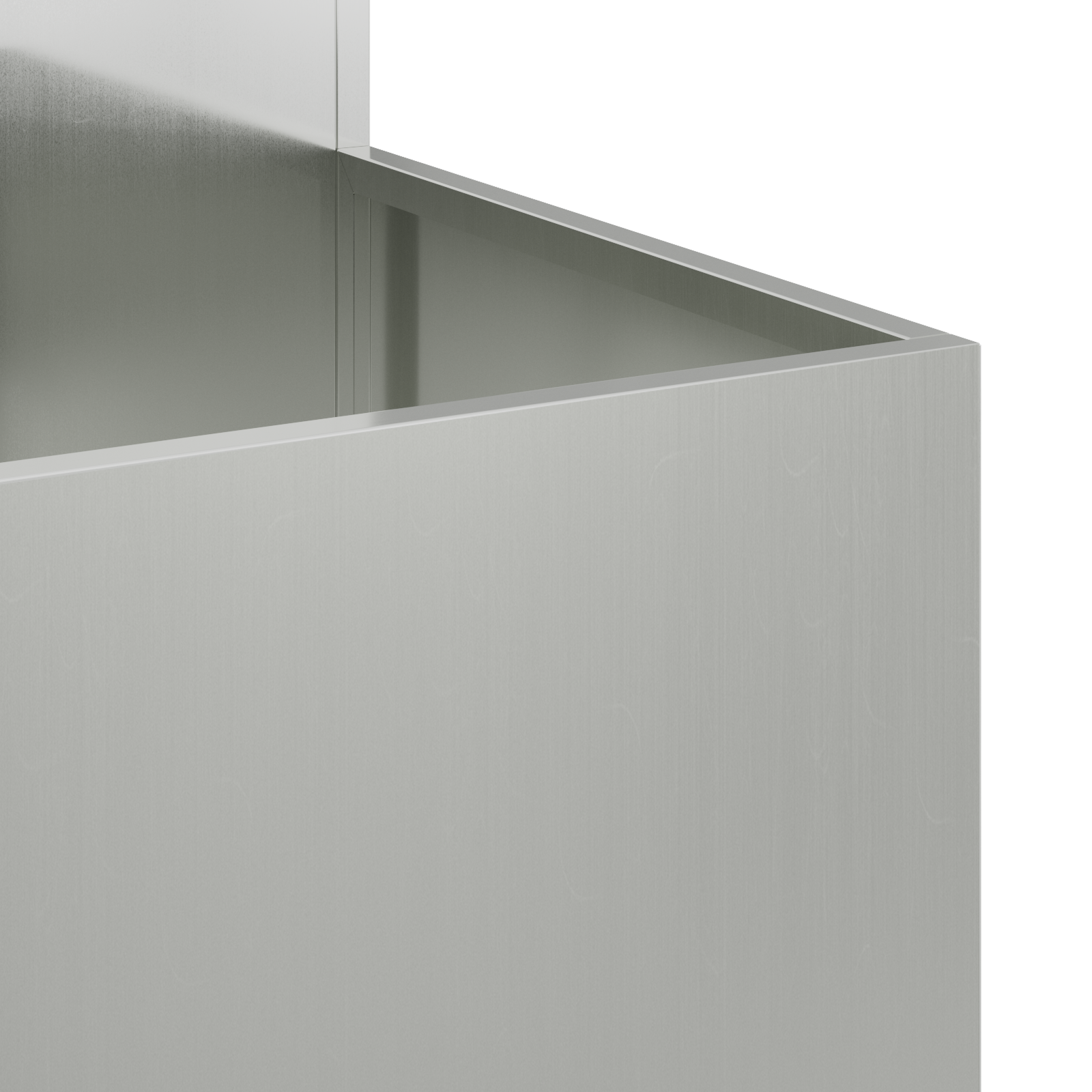 Garden Planter 100x100x60 cm Galvanised Steel - Image 9