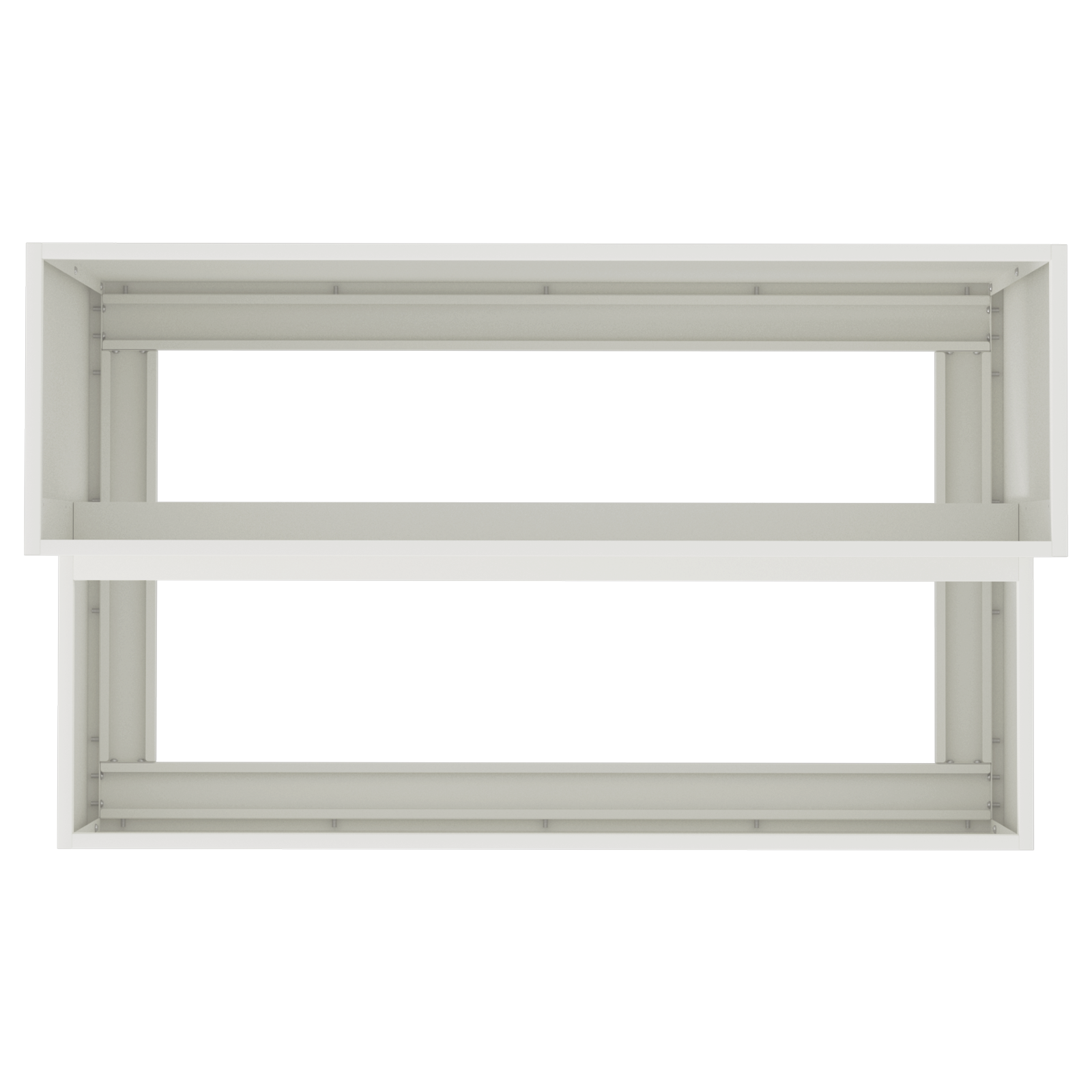 Garden Planter 2-Tier 100x60x45 cm White Steel - Image 8