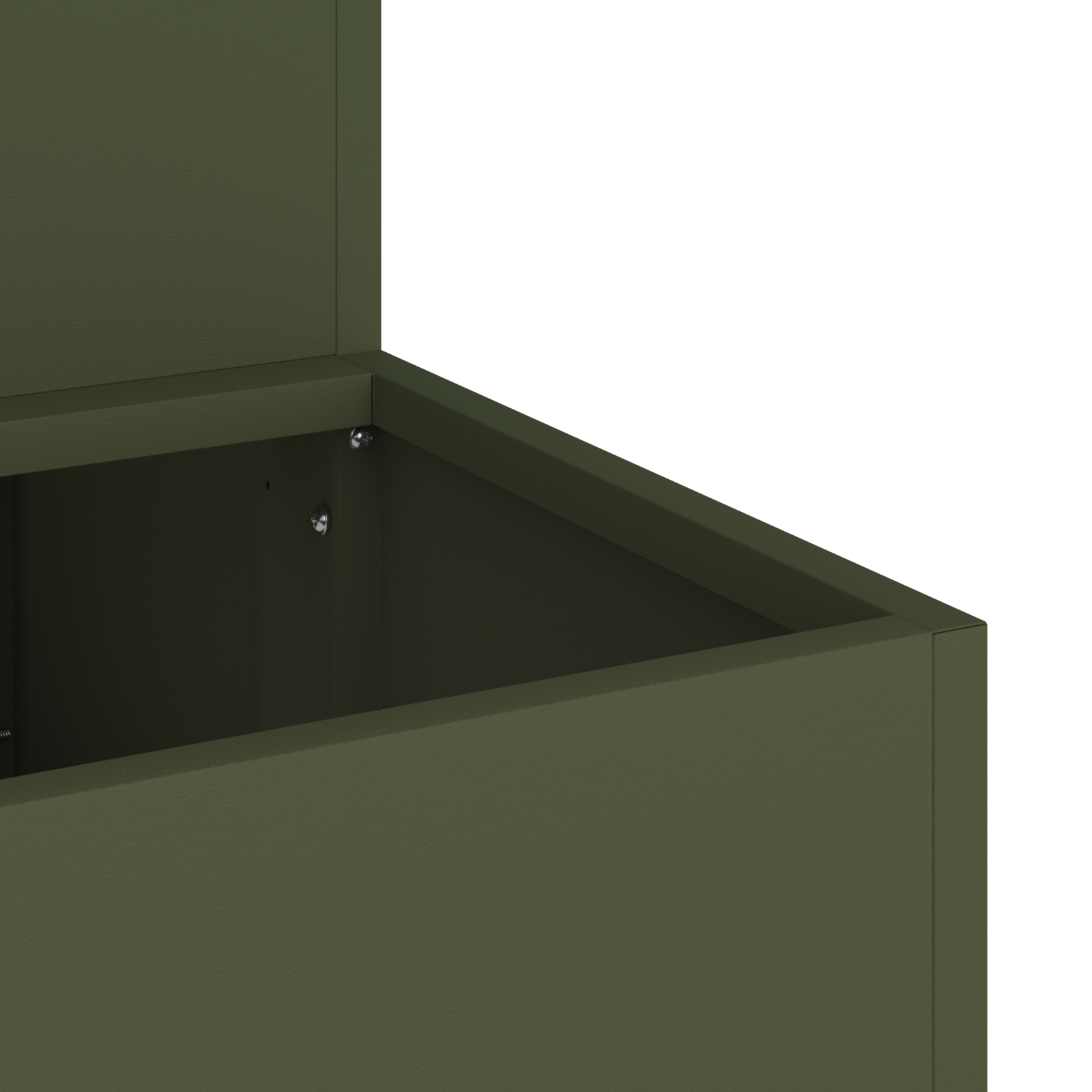 Garden Planter 2-Tier 100x60x45 cm Olive Green Steel - Image 9