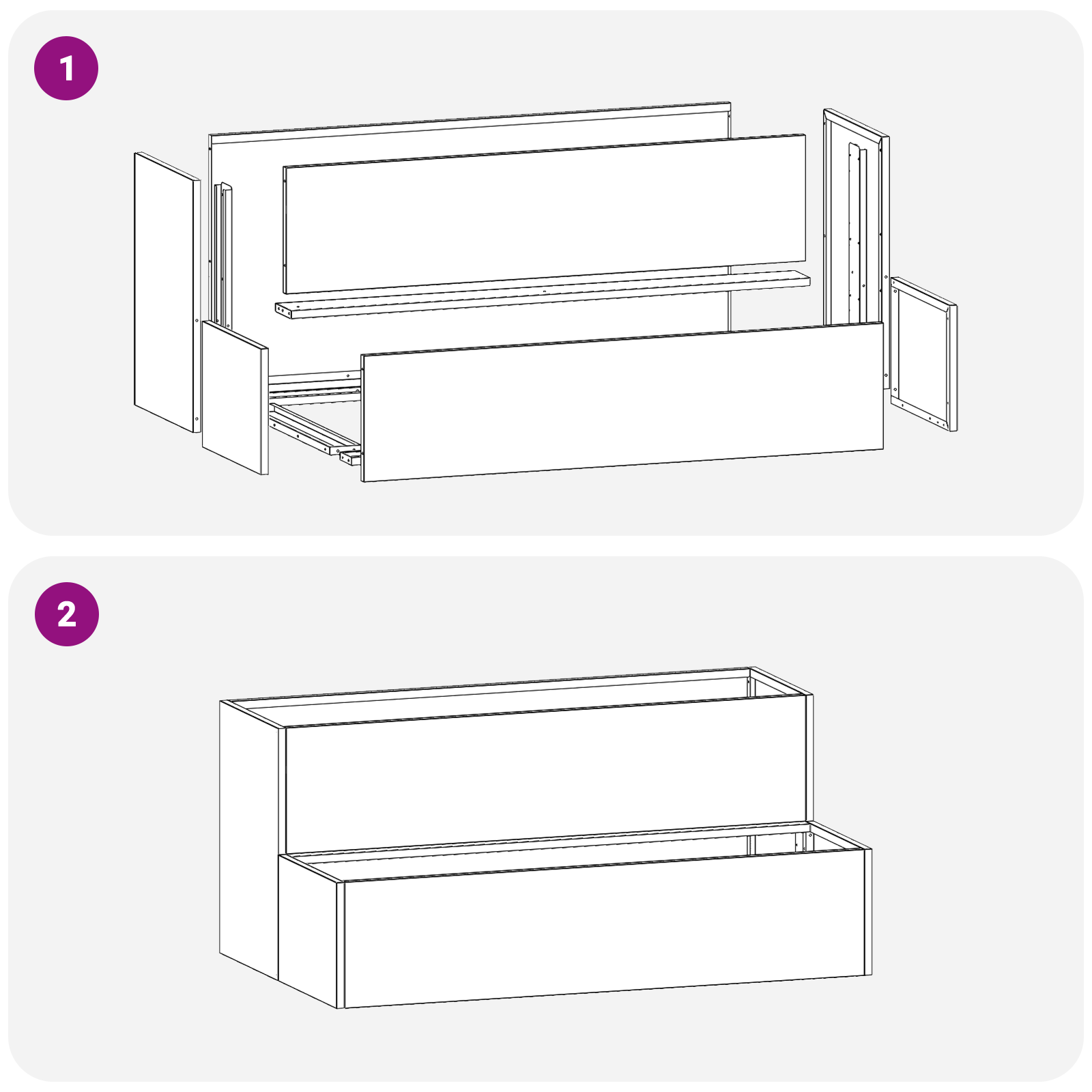 2-Tier Garden Planter, 100x60x45 cm, Made of Galvanised Steel - Image 10