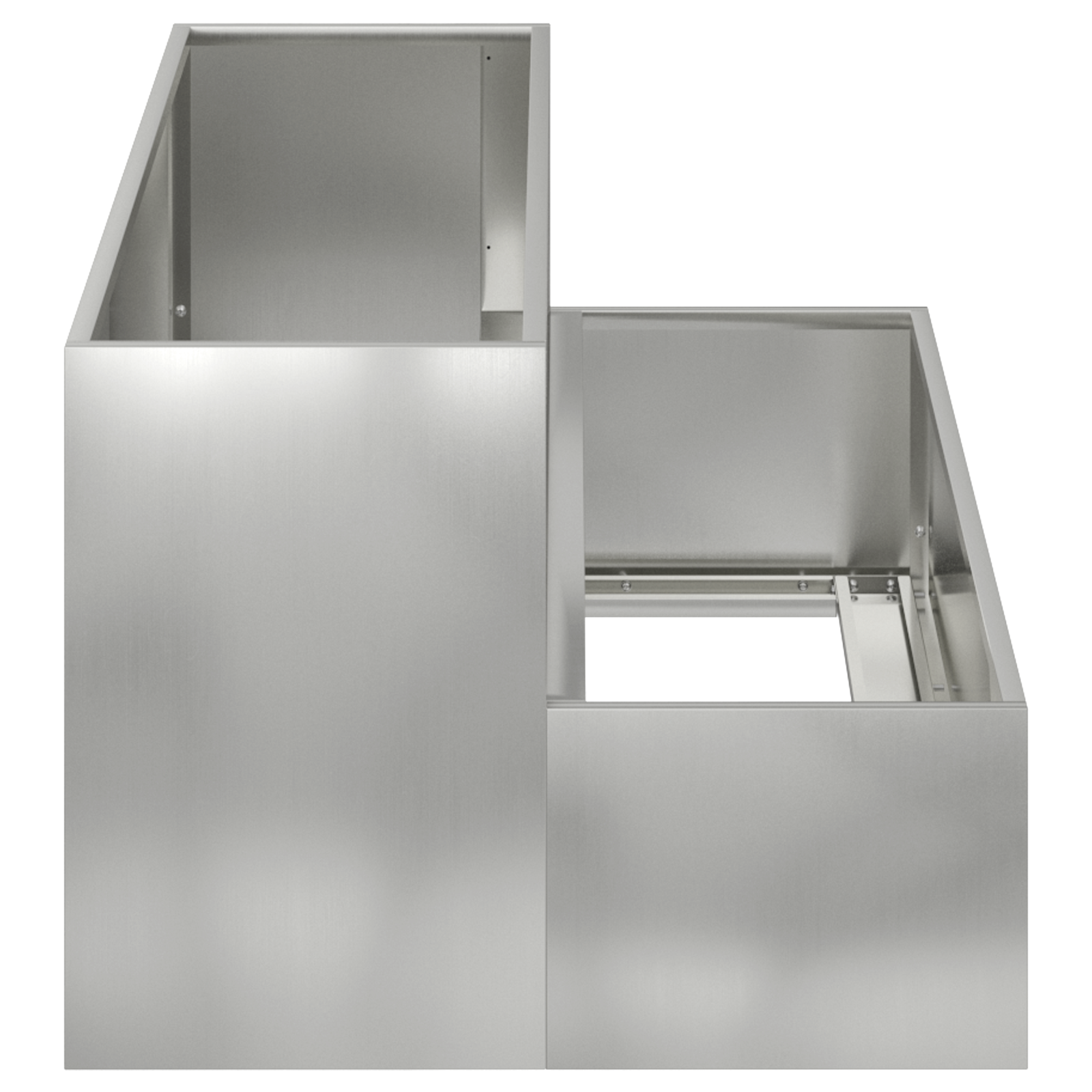 2-Tier Garden Planter, 100x60x45 cm, Made of Galvanised Steel - Image 7