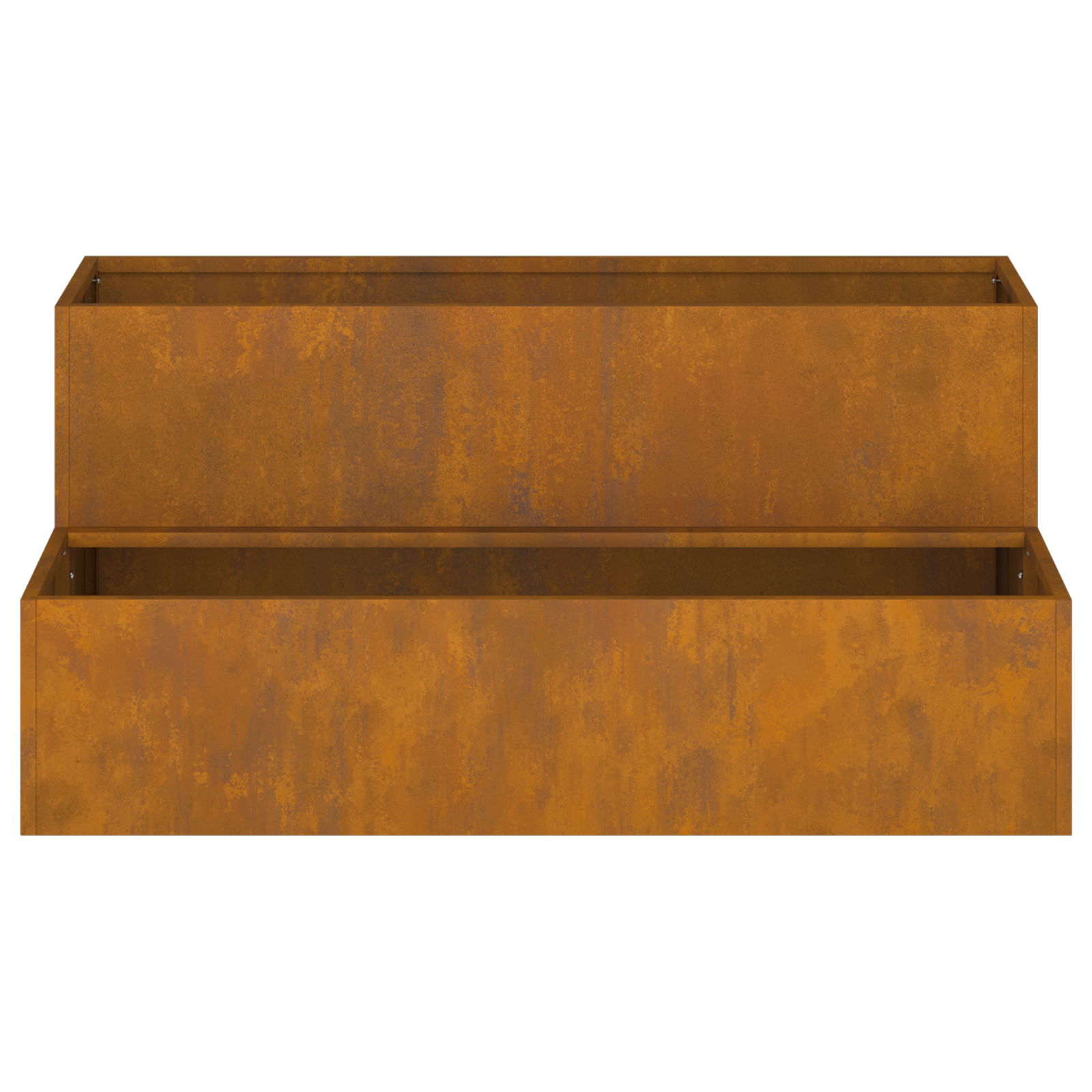 Garden Planter 2-Tier 100x60x45 cm Weathering Steel - Image 7