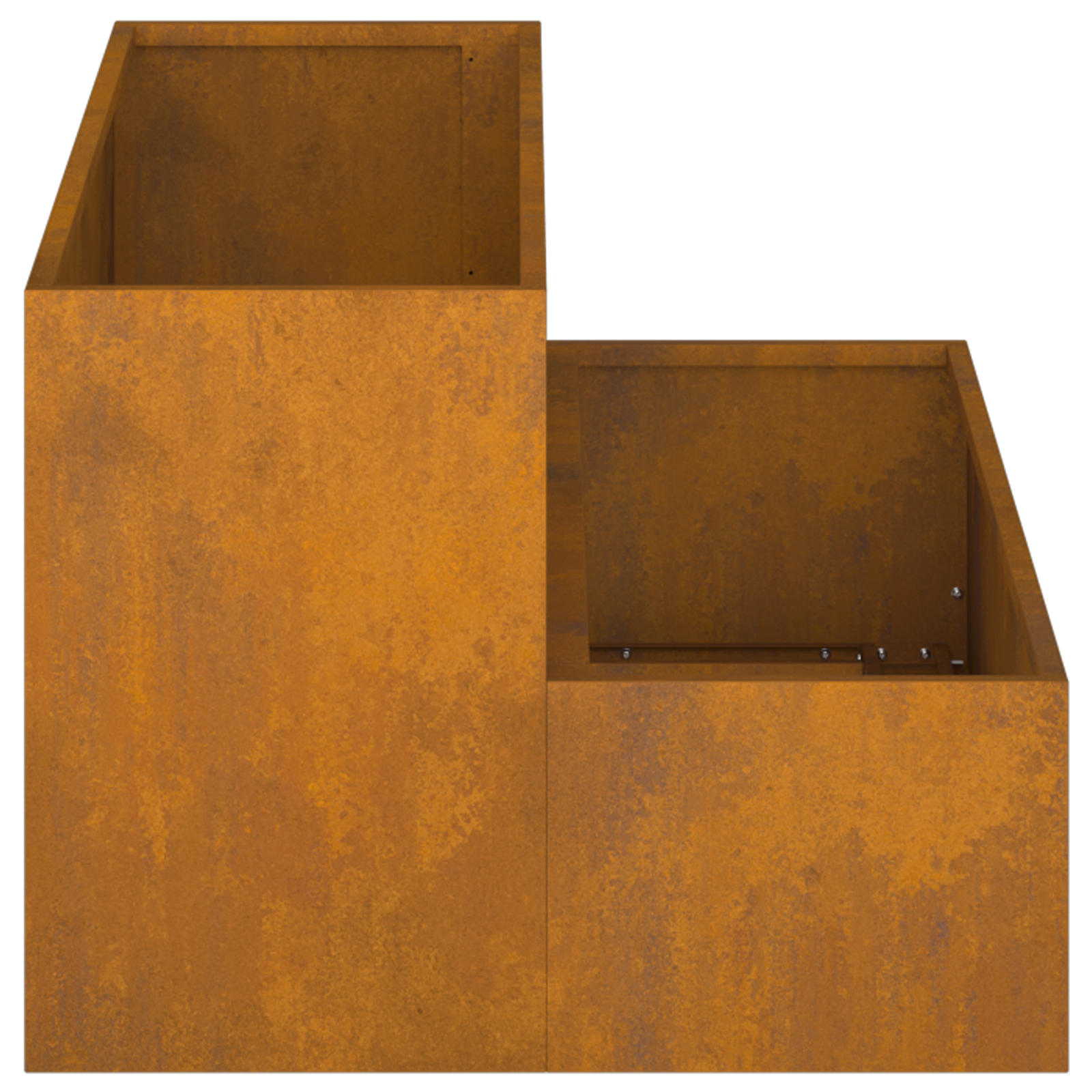 Garden Planter 2-Tier 100x60x45 cm Weathering Steel - Image 8
