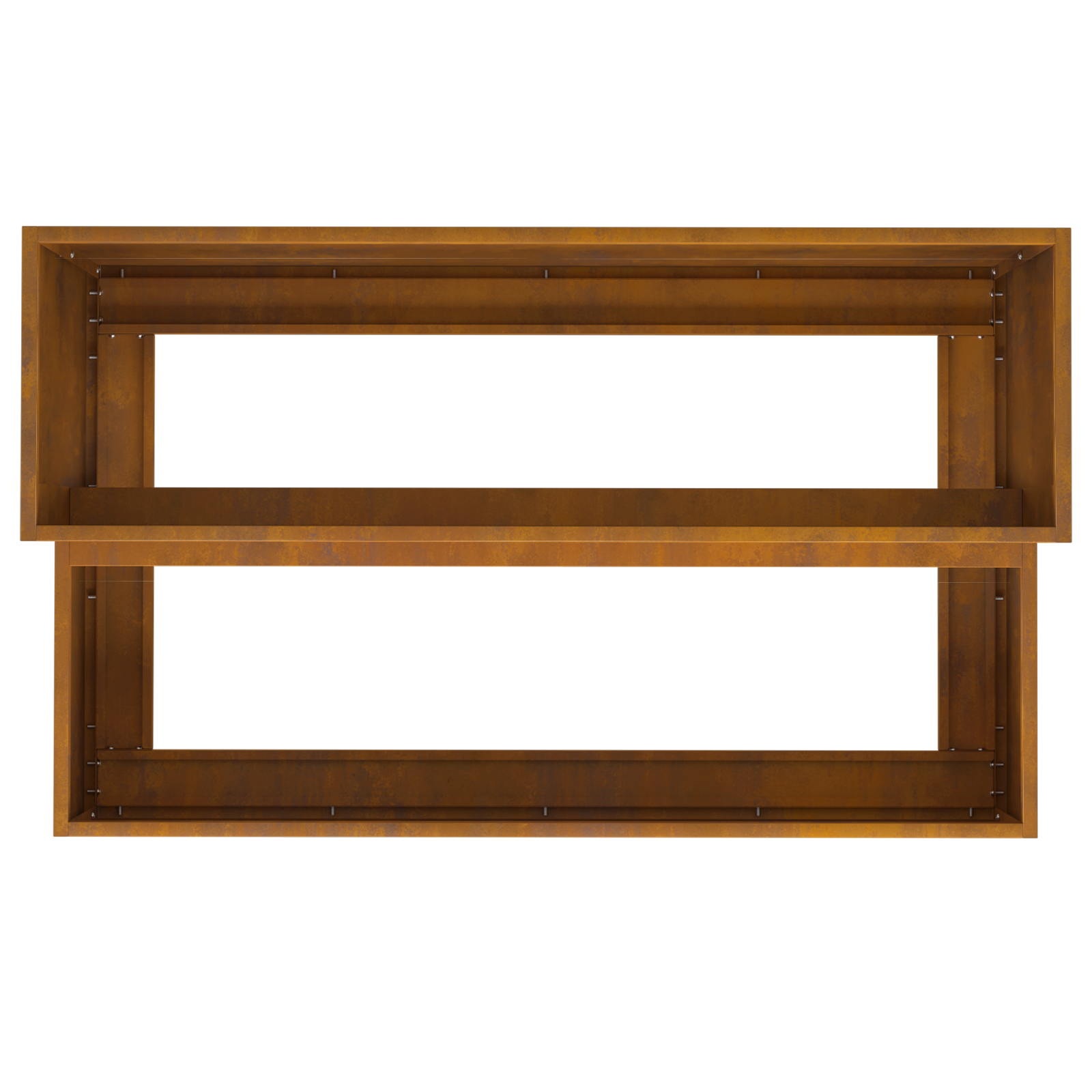 Garden Planter 2-Tier 100x60x45 cm Weathering Steel - Image 9