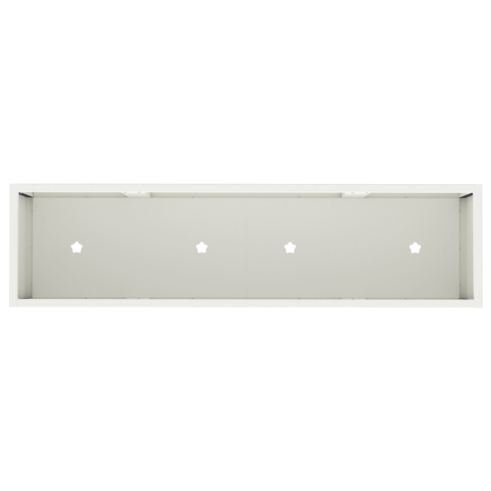 Raised Garden Planter 100x26x82 cm White Steel - Image 7