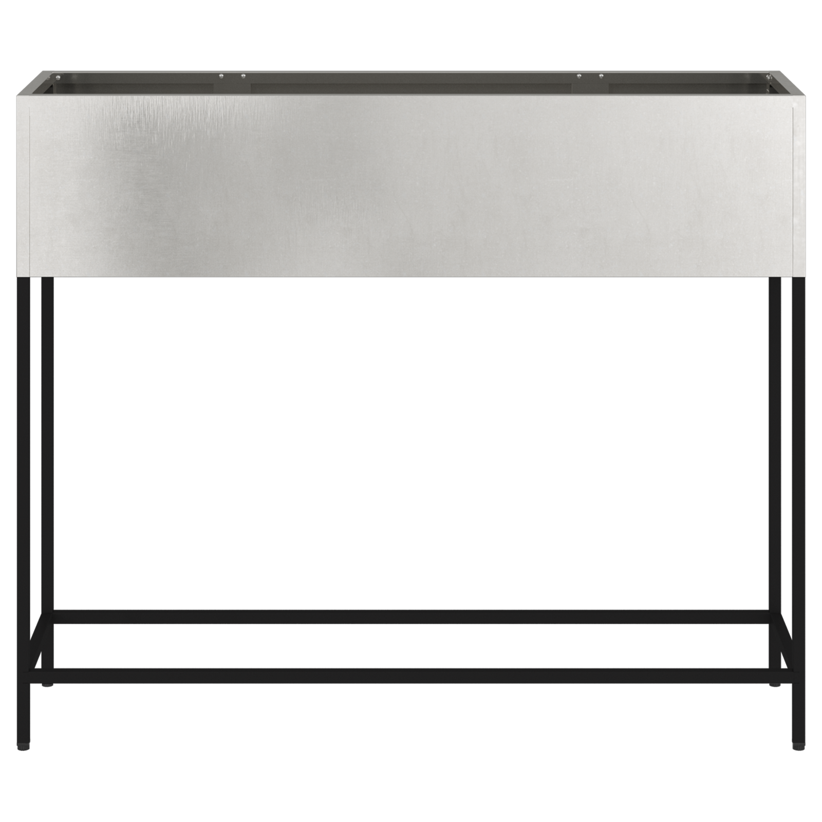 Raised Garden Planter 100x26x82 cm Stainless Steel - Image 5