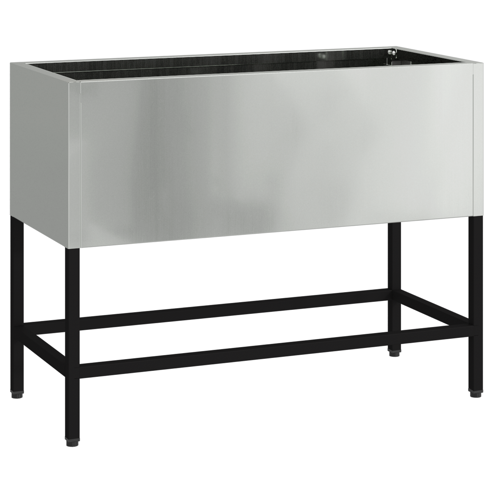 Raised Garden Planter 60x26x45 cm Galvanised Steel - Image 2