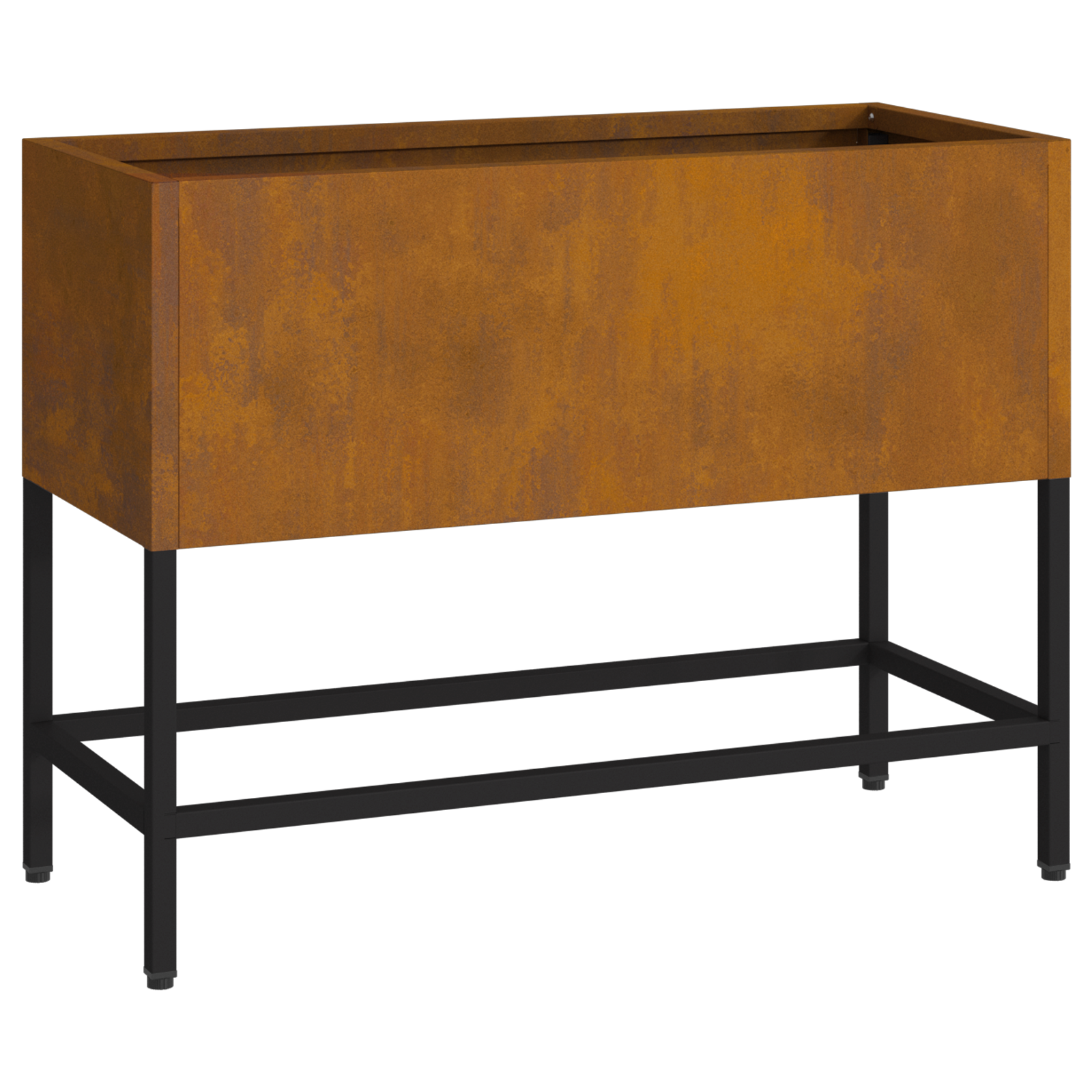 Raised Garden Planter 60x26x45 cm Weathering Steel - Image 2