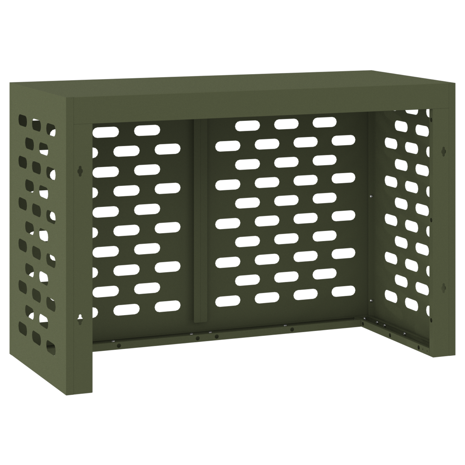 Air Conditioner Cover - Olive Green, 90x40x60 cm, Steel - Image 5