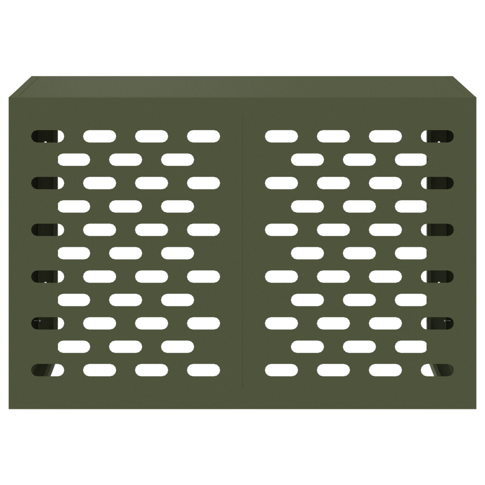 Air Conditioner Cover - Olive Green, 90x40x60 cm, Steel - Image 6