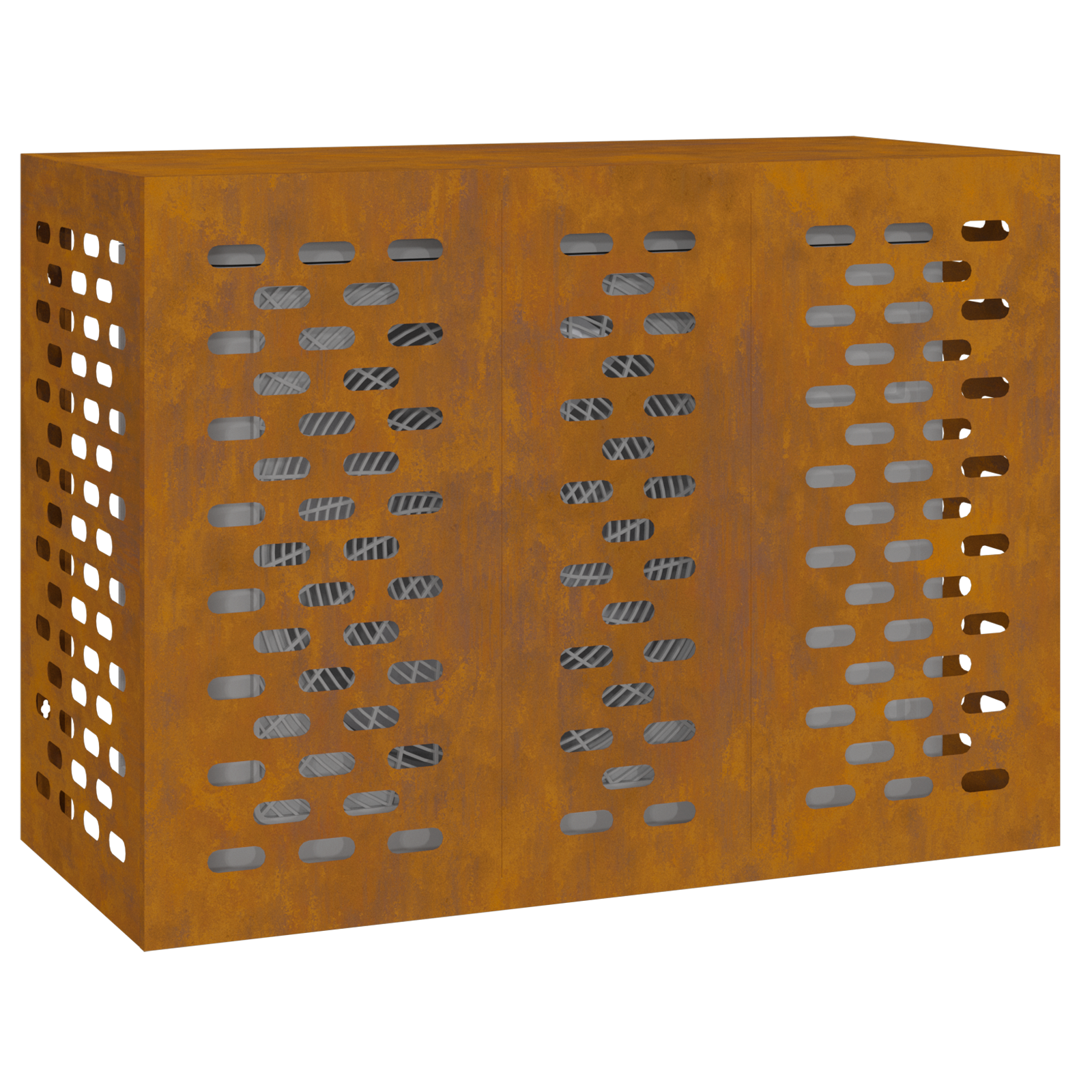 AC Cover 110x50x80 cm Weather-Resistant Steel - Image 3