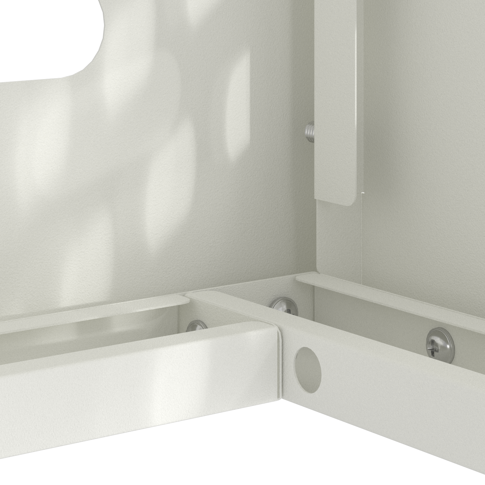 Air Conditioner Cover White 110x50x105 cm Steel - Image 9