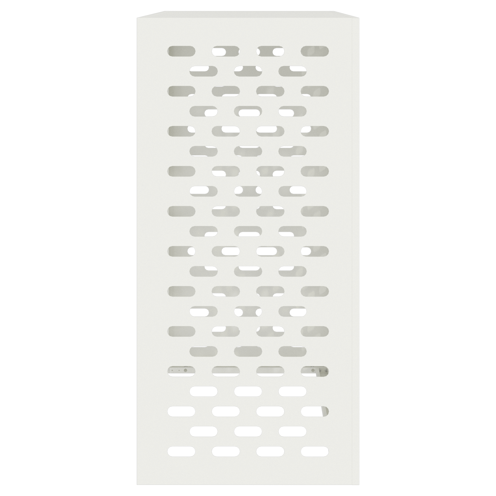 Air Conditioner Cover White 110x50x105 cm Steel - Image 7