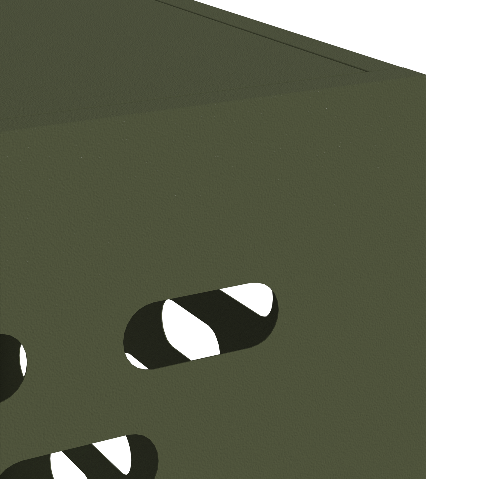 Air Conditioner Cover - Olive Green, 110x50x105 cm, Steel - Image 8