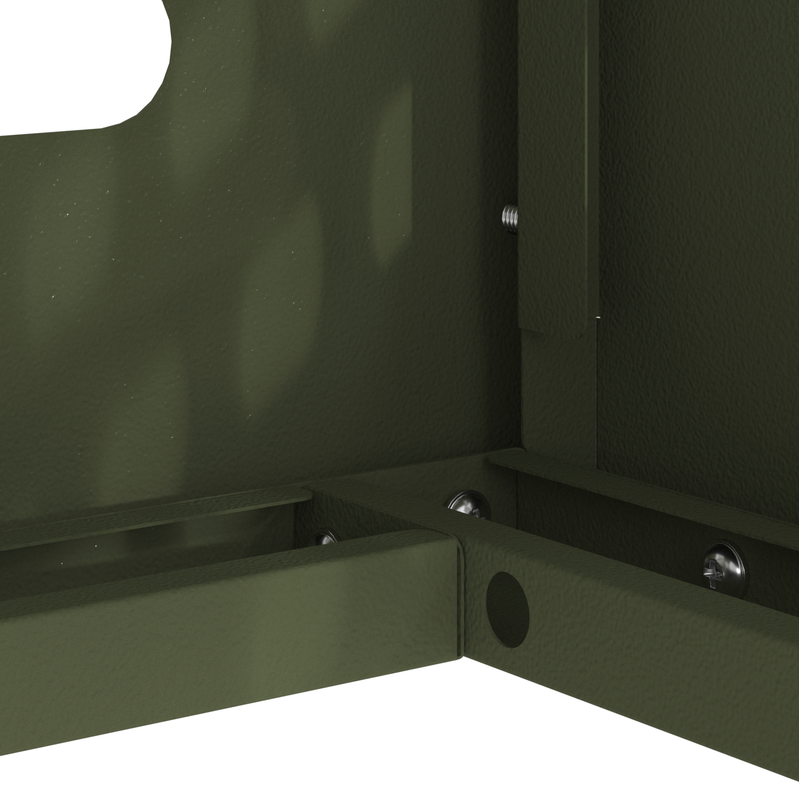 Air Conditioner Cover - Olive Green, 110x50x105 cm, Steel - Image 9