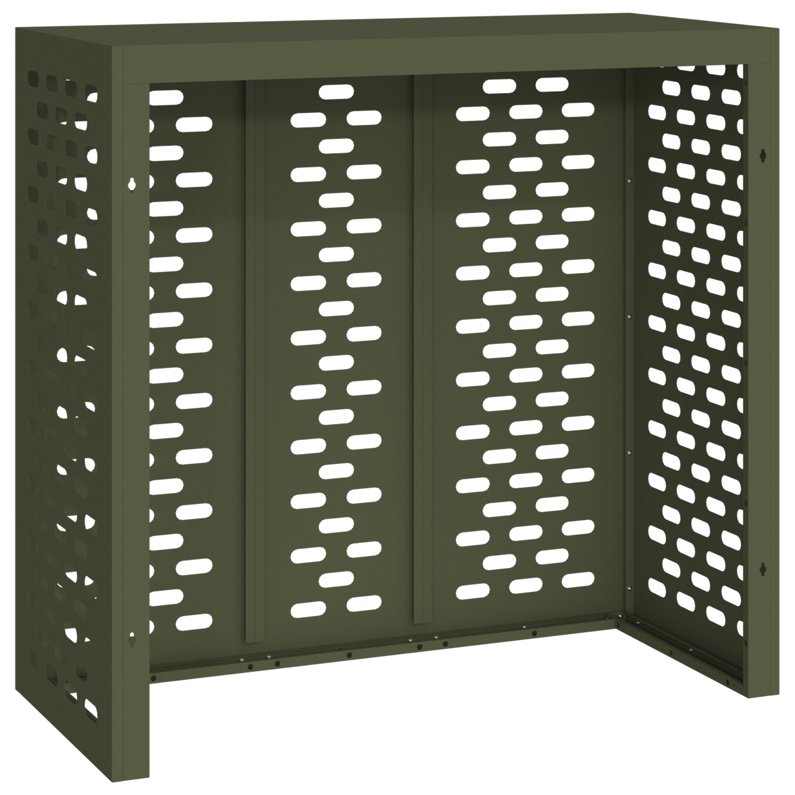 Air Conditioner Cover - Olive Green, 110x50x105 cm, Steel - Image 5