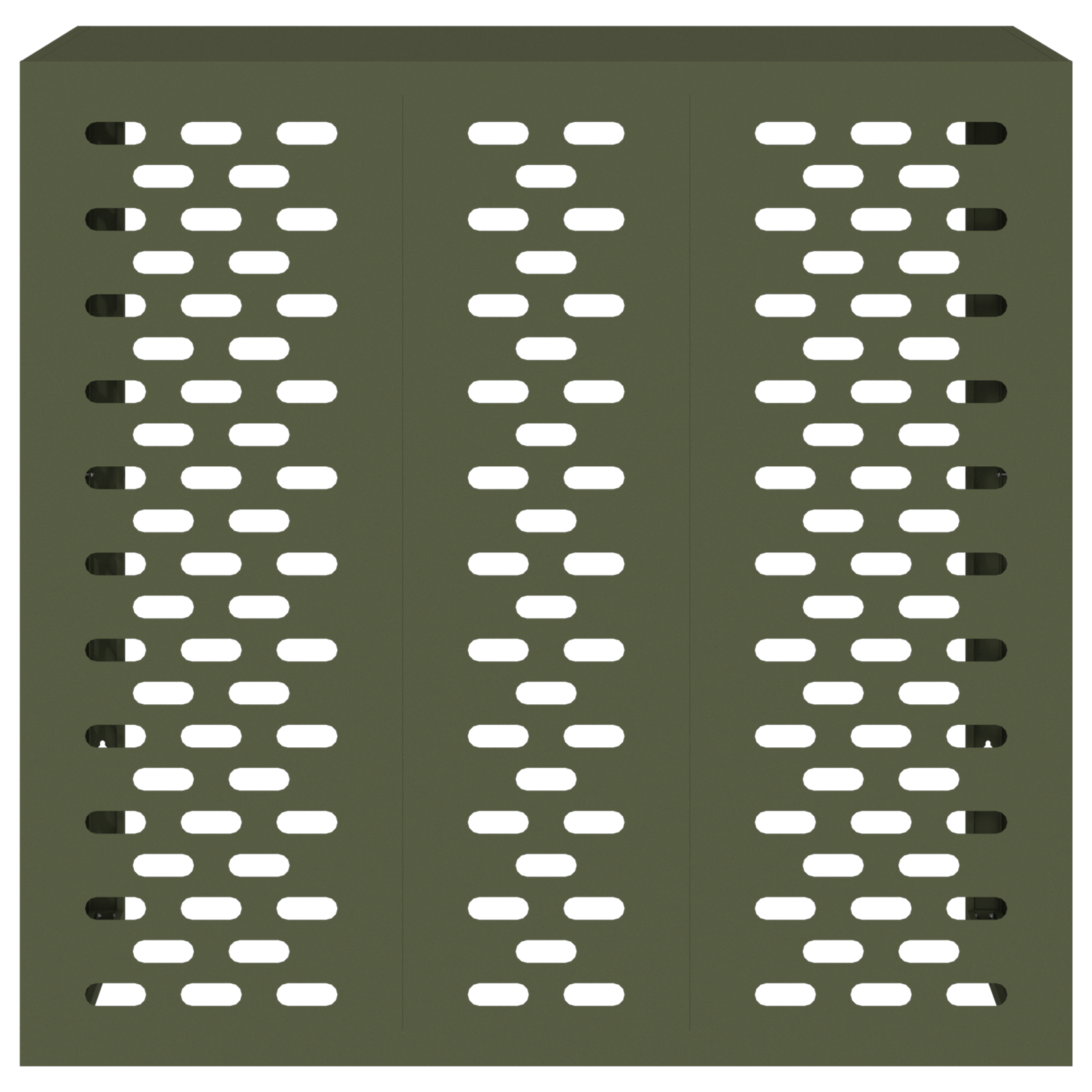 Air Conditioner Cover - Olive Green, 110x50x105 cm, Steel - Image 6
