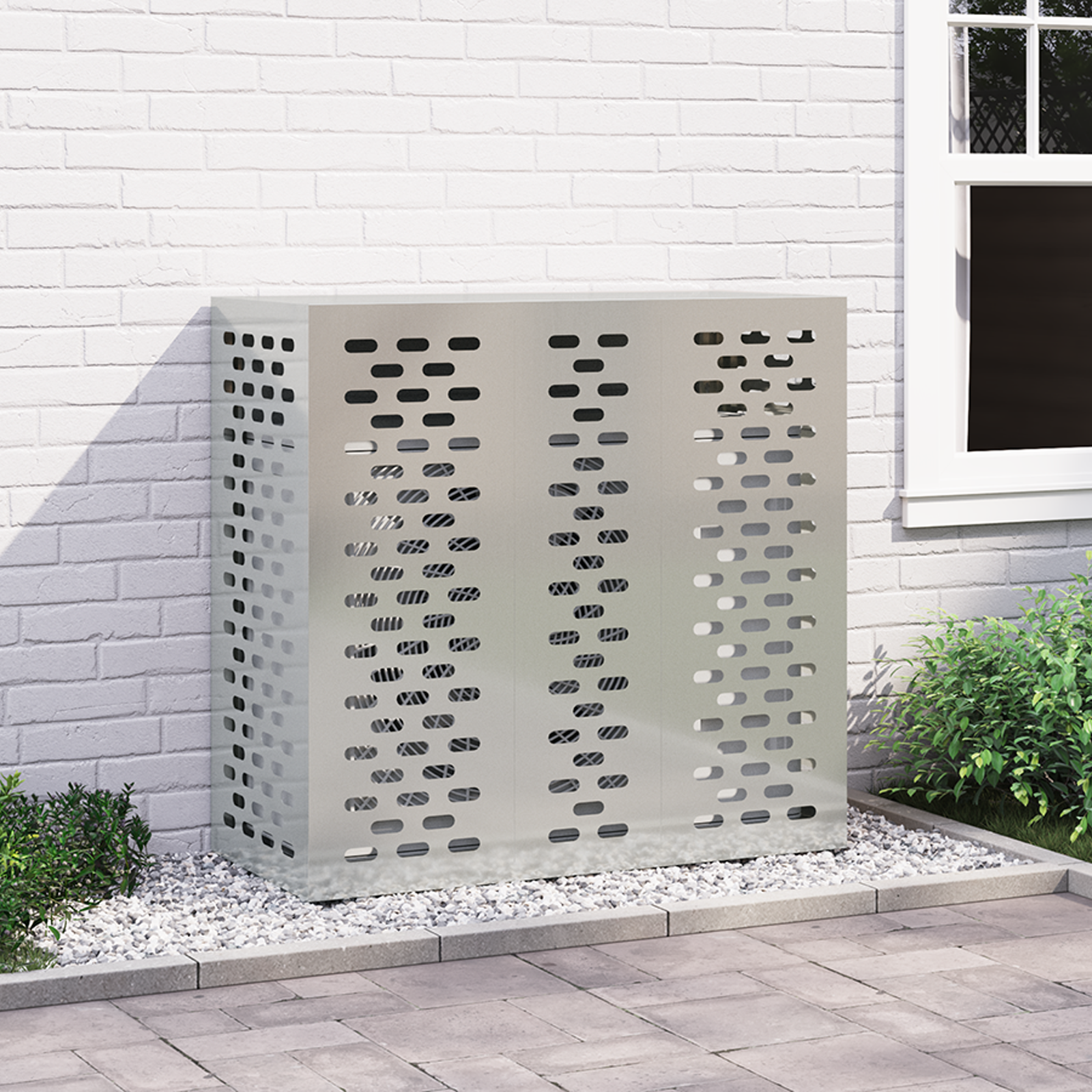 Air Conditioner Cover 110x50x105 cm Galvanised Steel