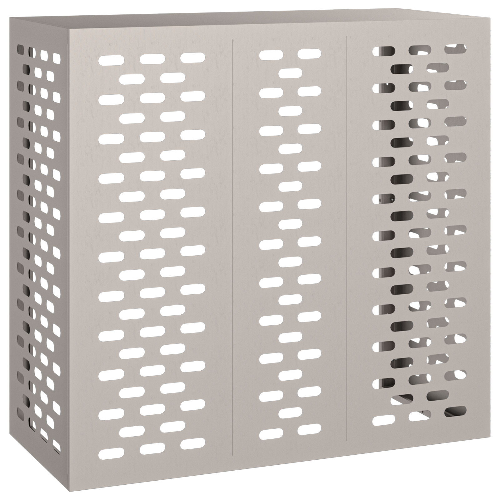 Air Conditioner Cover 110x50x105 cm Weathering Steel - Image 5