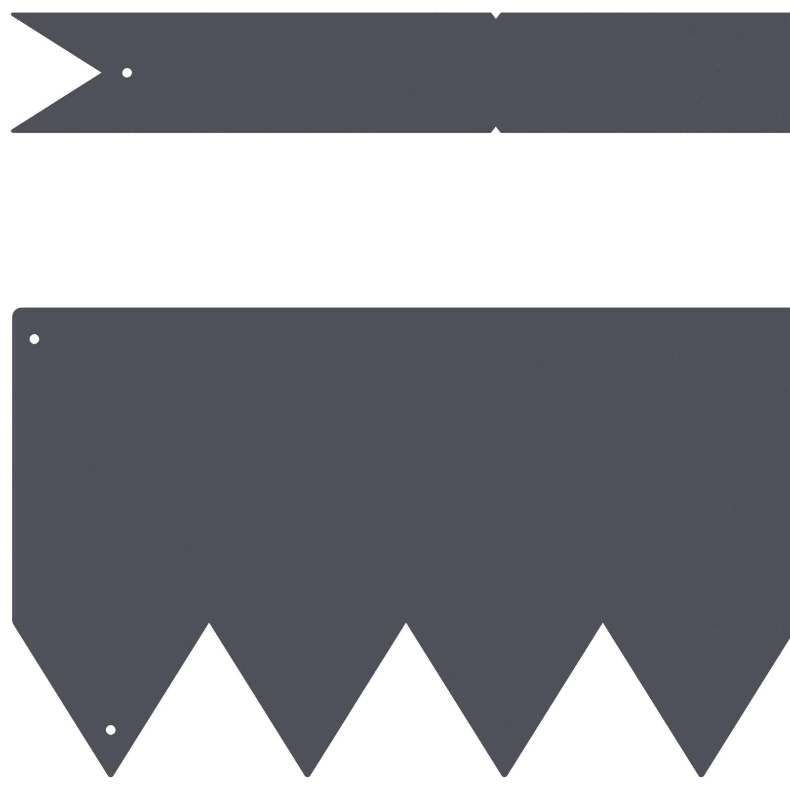 Lawn Edgings 20 pcs Anthracite 100x0,5x15 cm Plastic - Image 3