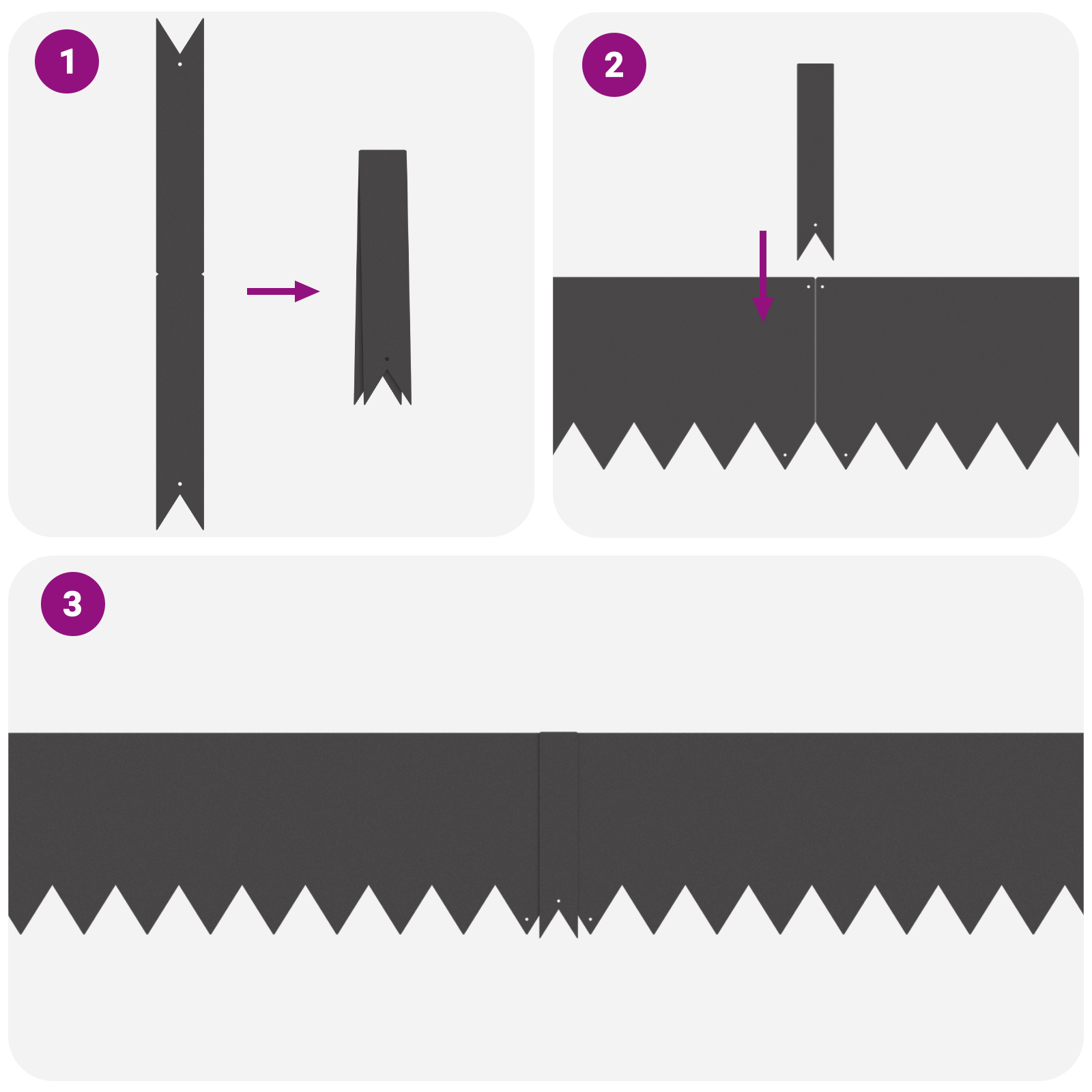Lawn Edgings 10 pcs Black 100x0.5x20 cm Steel - Image 4
