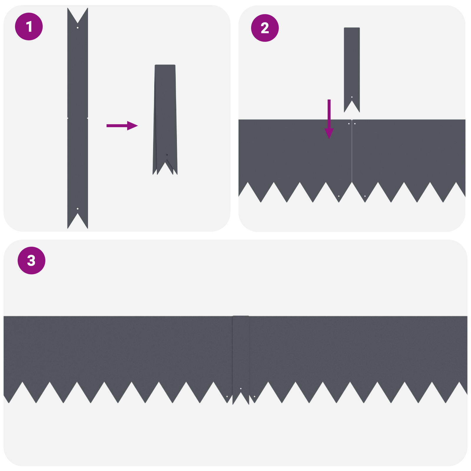 Lawn Edgings 30 pcs Anthracite 100x0,5x20 cm Steel - Image 4