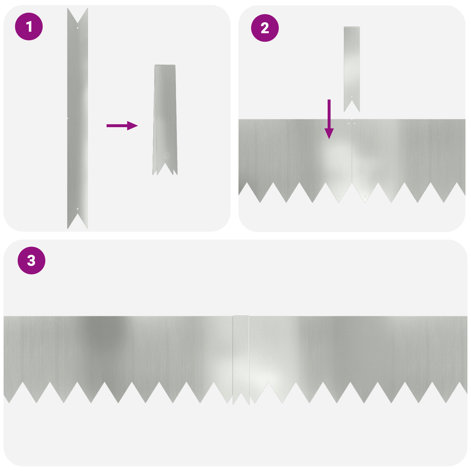 Lawn Edgings 30 pcs 100x0.5x20 cm Galvanised Steel - Image 4