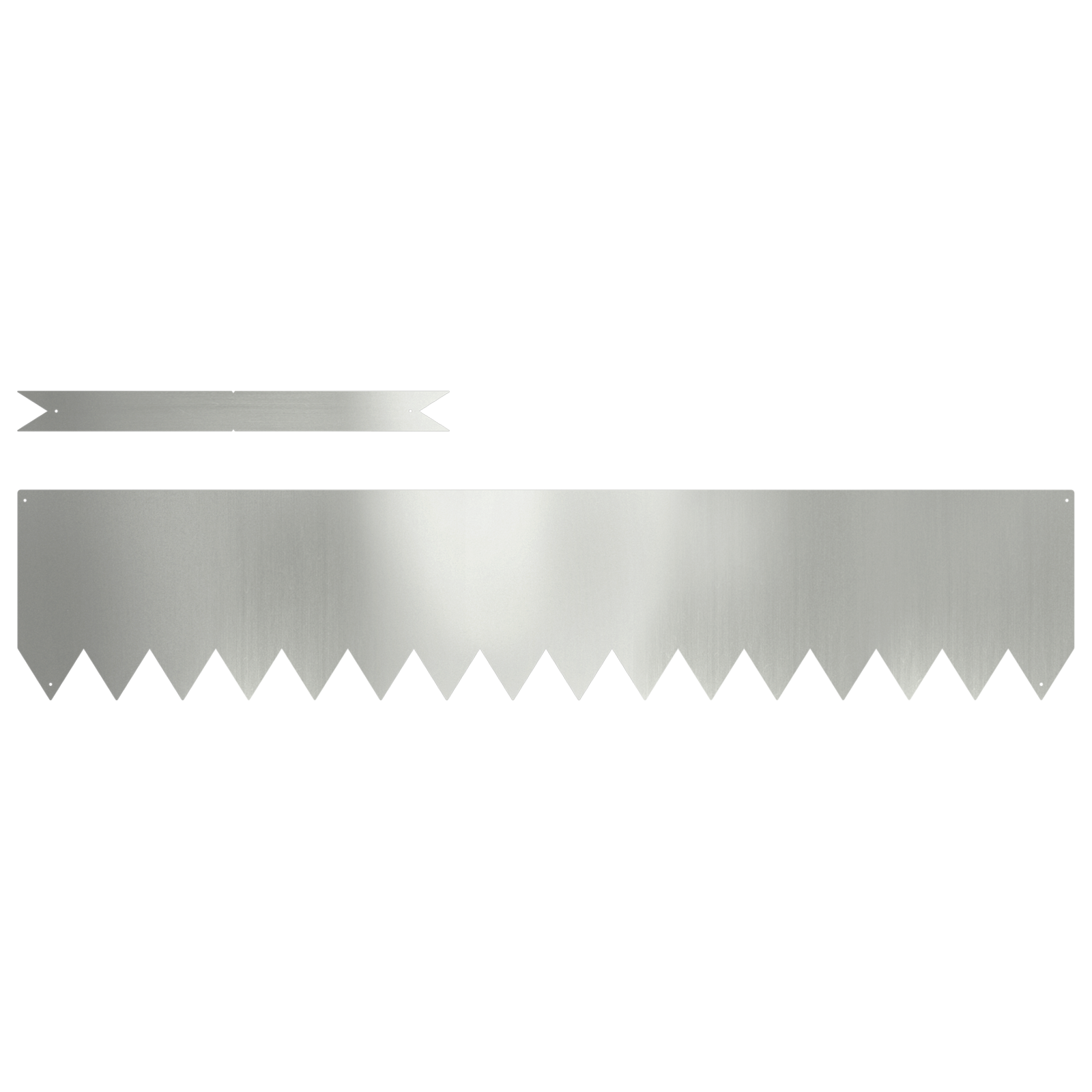 Lawn Edgings 30 pcs 100x0.5x20 cm Galvanised Steel - Image 2