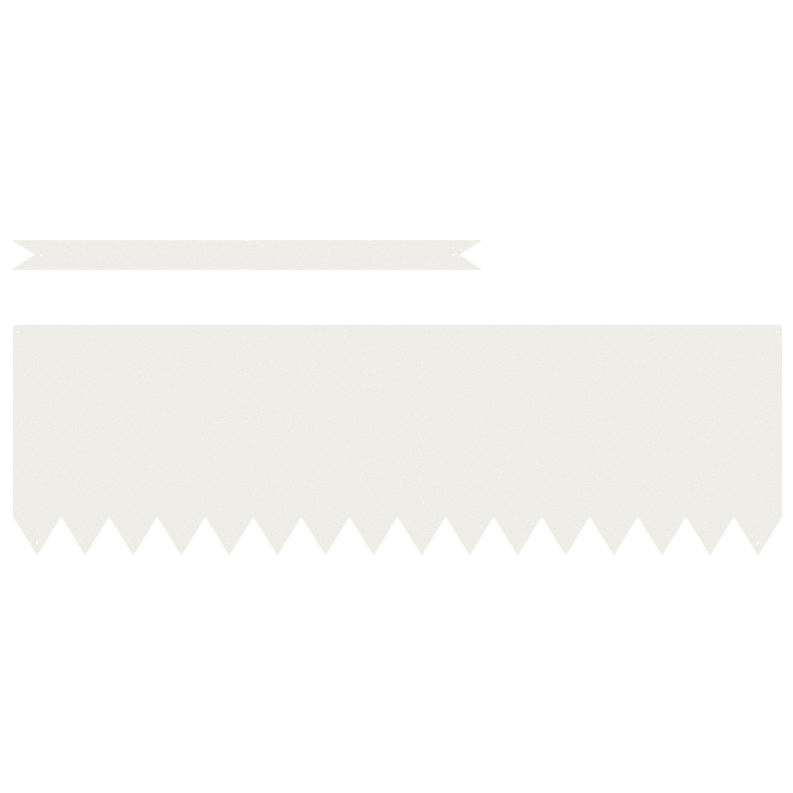 Lawn Edgings 20 pcs White 100x0,5x30 cm Steel - Image 2