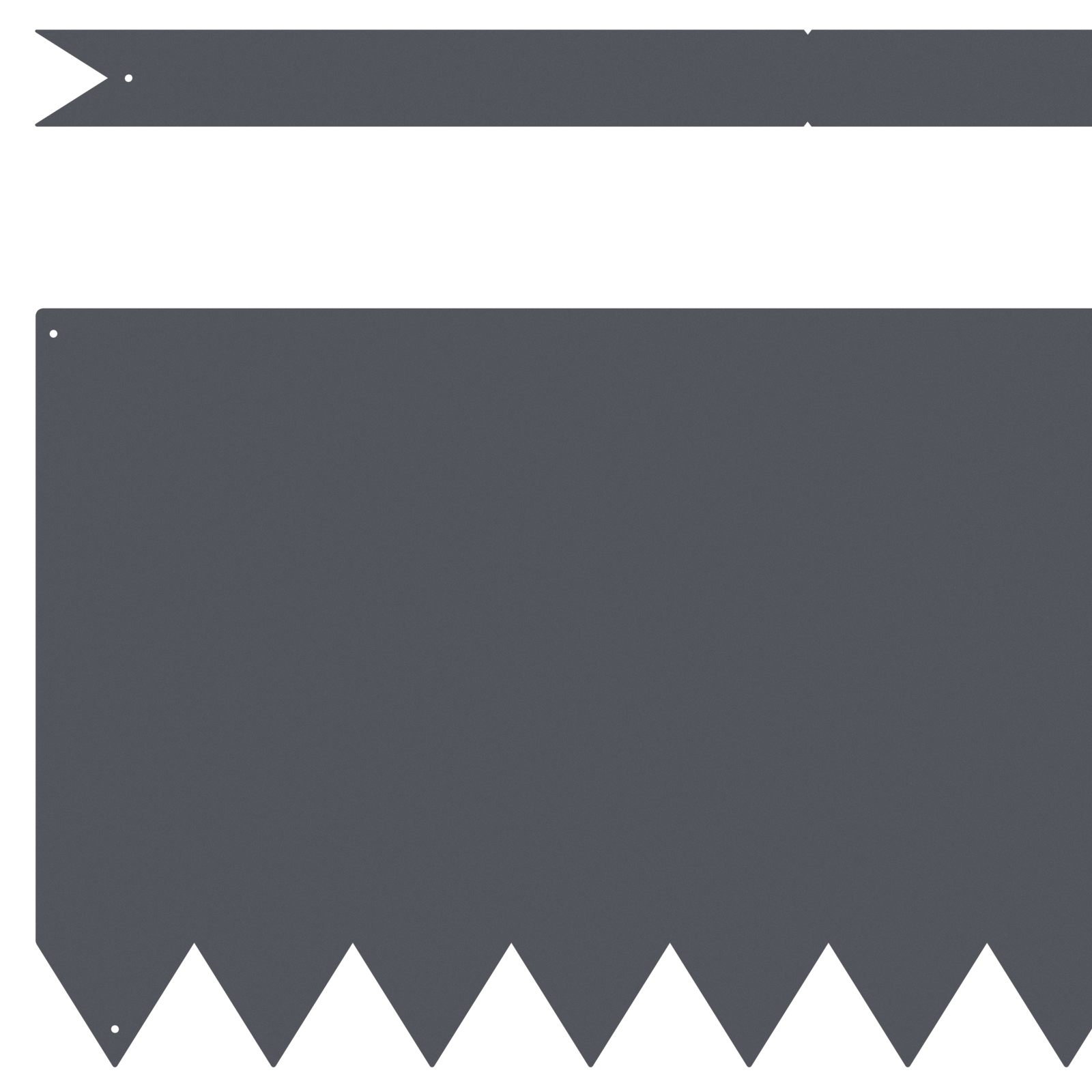 Thumbnail - vidaXL Rasenkanten 10 Stk. Anthrazit 100x0,5x30 cm Stahl