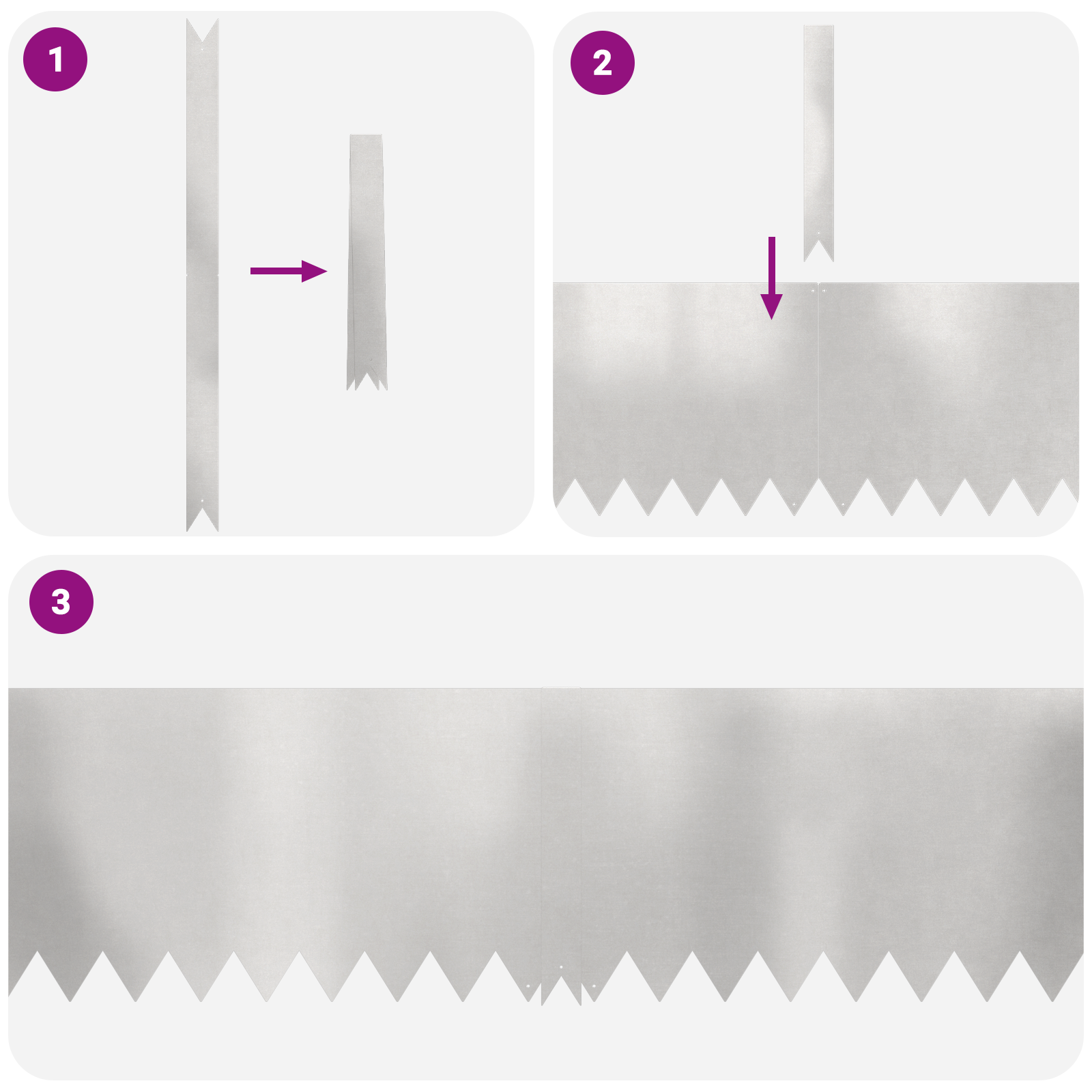 Lawn Edgings 10 pcs 100x0.5x30 cm Stainless Steel - Image 4