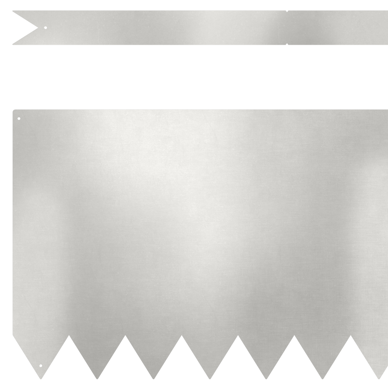 Thumbnail - vidaXL Rasenkanten 20 Stk. 100x0,5x30 cm Edelstahl