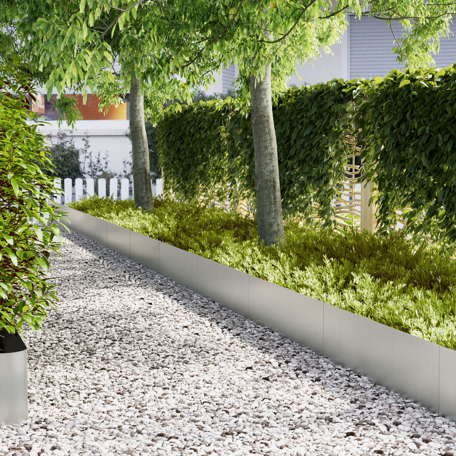 Lawn Edgings 10 pcs 100x0.5x30 cm Galvanised Steel