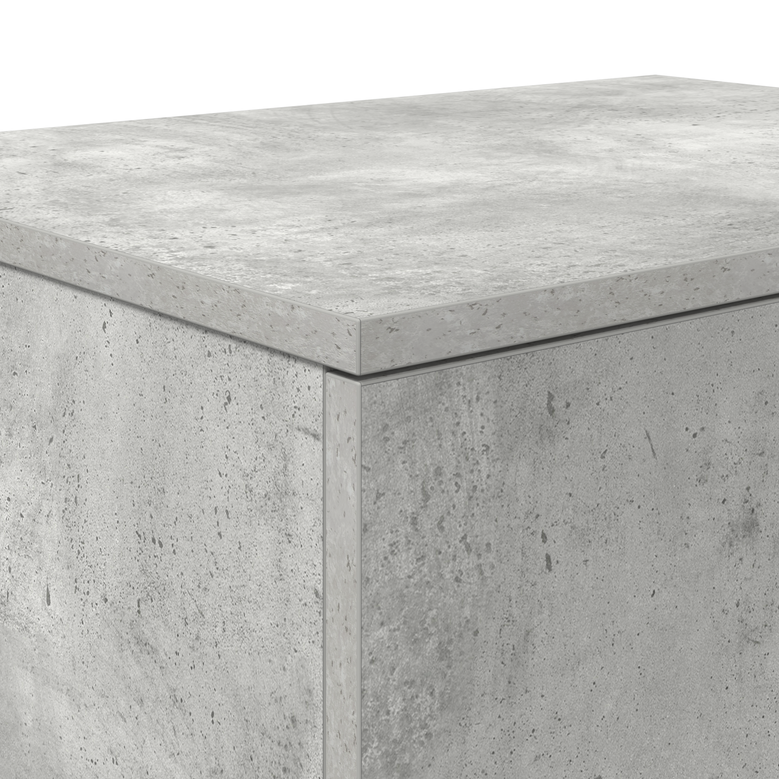 Storage Cabinet Concrete Grey 127x41x40 cm Engineered Wood - Image 10
