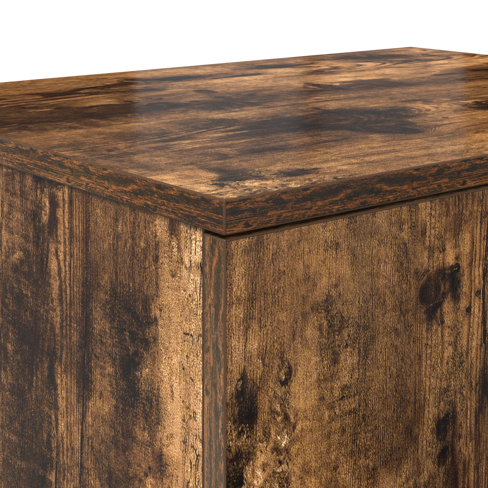 Storage Cabinet Smoked Oak 127x41x40 cm Engineered Wood - Image 10