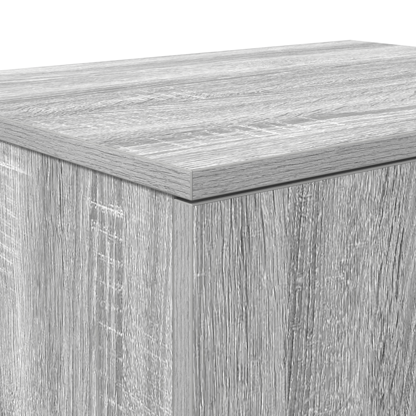 Storage Cabinet Grey Sonoma 127x41x40 cm Engineered Wood - Image 10