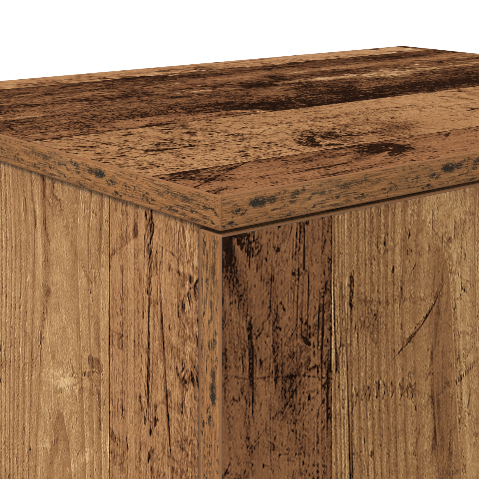 Storage Cabinet Old Wood 127x41x40 cm Engineered Wood - Image 10