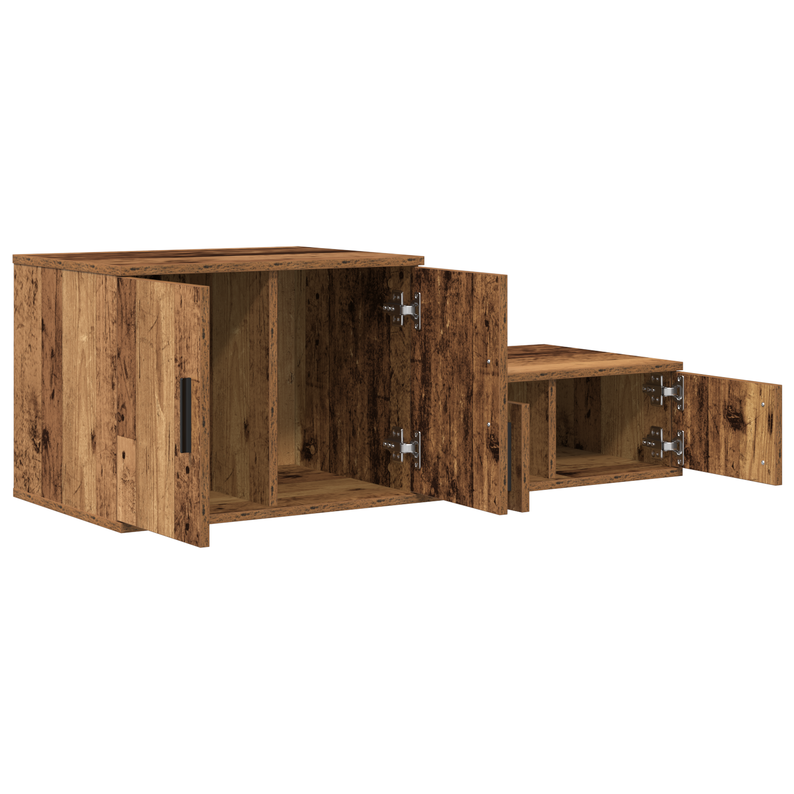Storage Cabinet Old Wood 127x41x40 cm Engineered Wood - Image 6