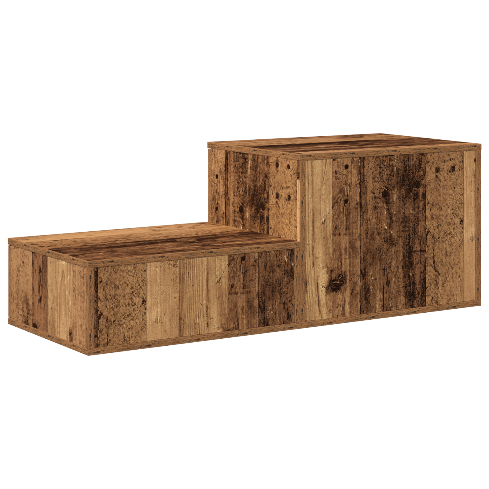 Storage Cabinet Old Wood 127x41x40 cm Engineered Wood - Image 9