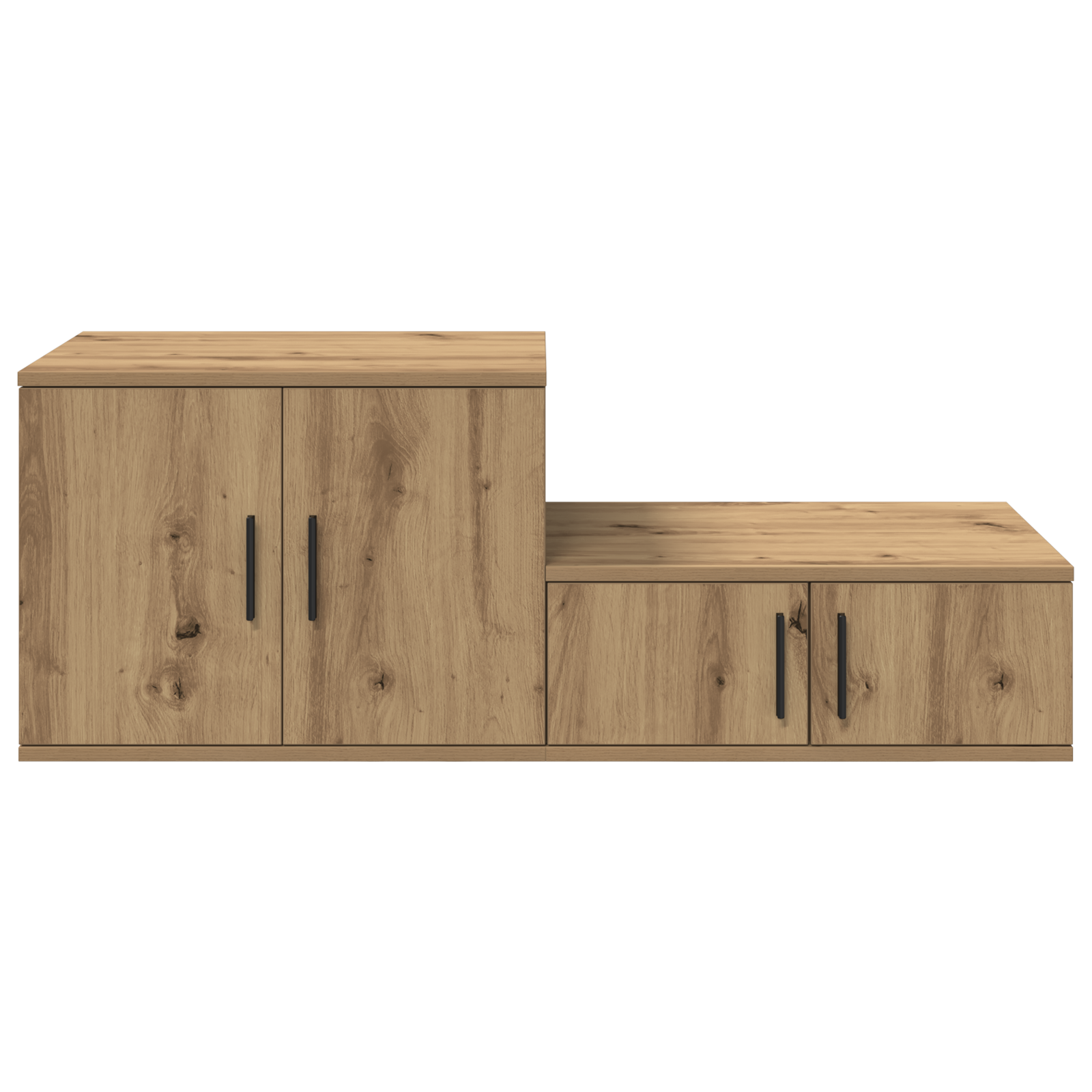 Storage Cabinet Artisan Oak 127x41x40 cm Engineered Wood - Image 7