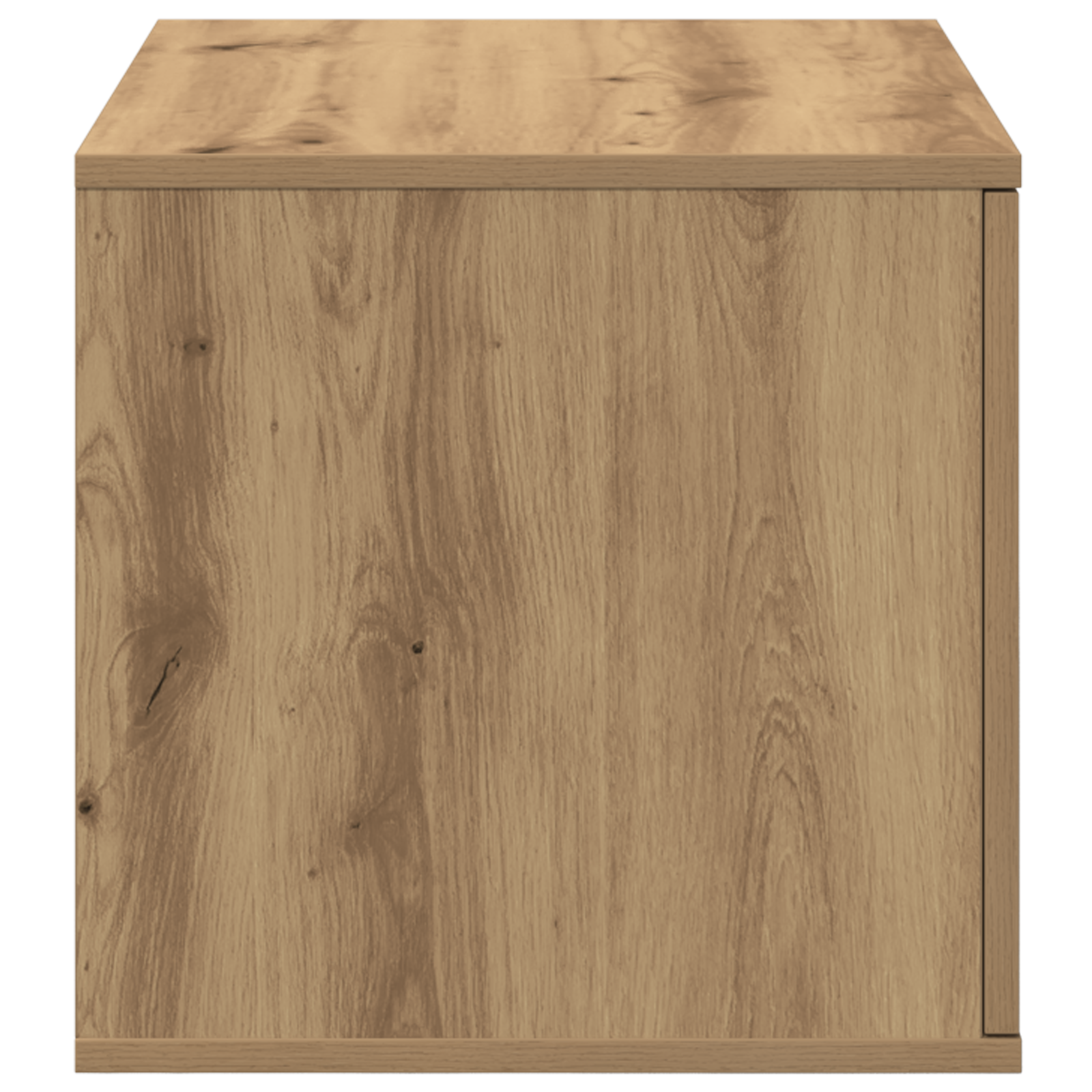 Artisan Oak Storage Cabinet - 118x41x40 cm, Made from Engineered Wood - Image 8