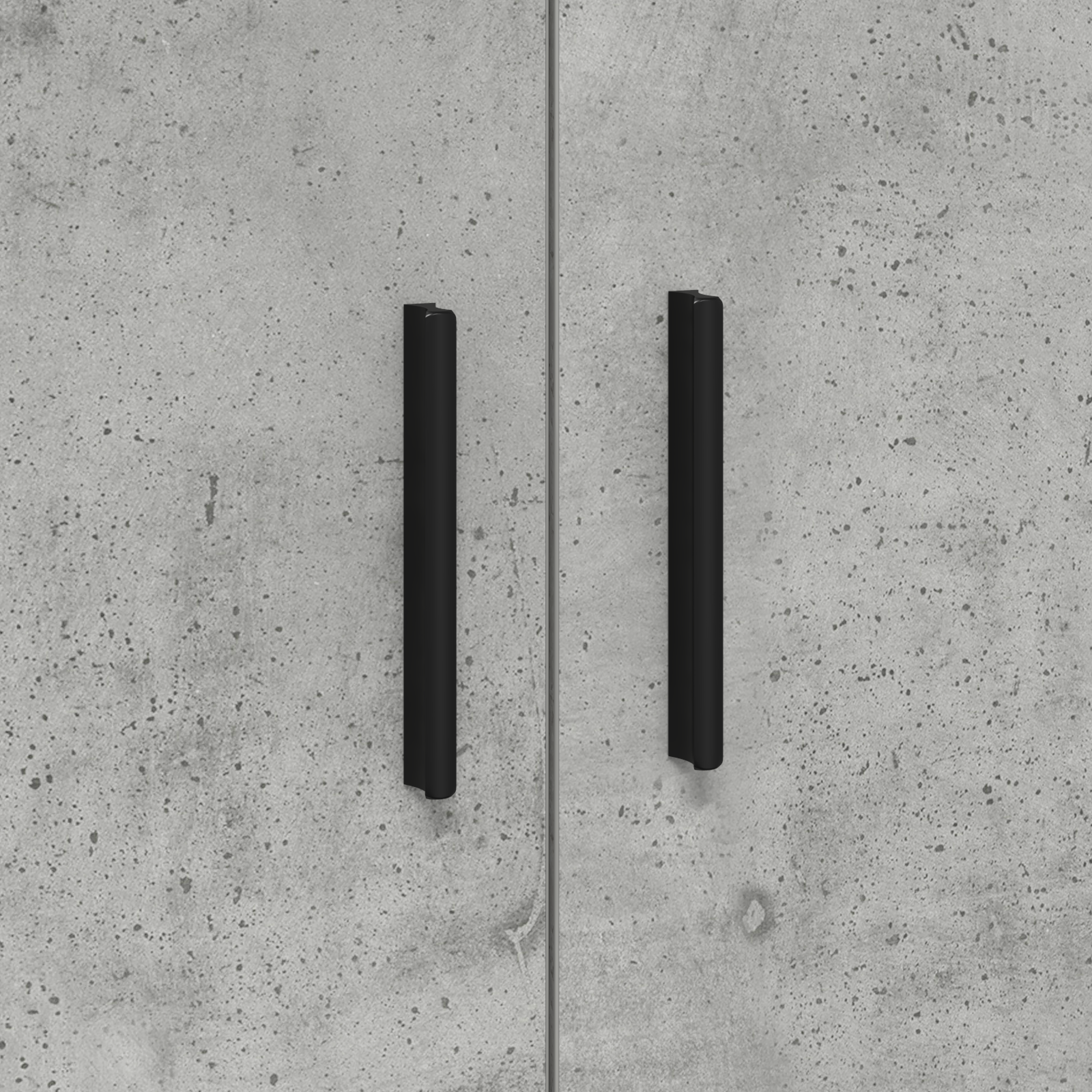 Storage Cabinet in Concrete Grey - 108x41x40 cm, Made with Engineered Wood - Image 11