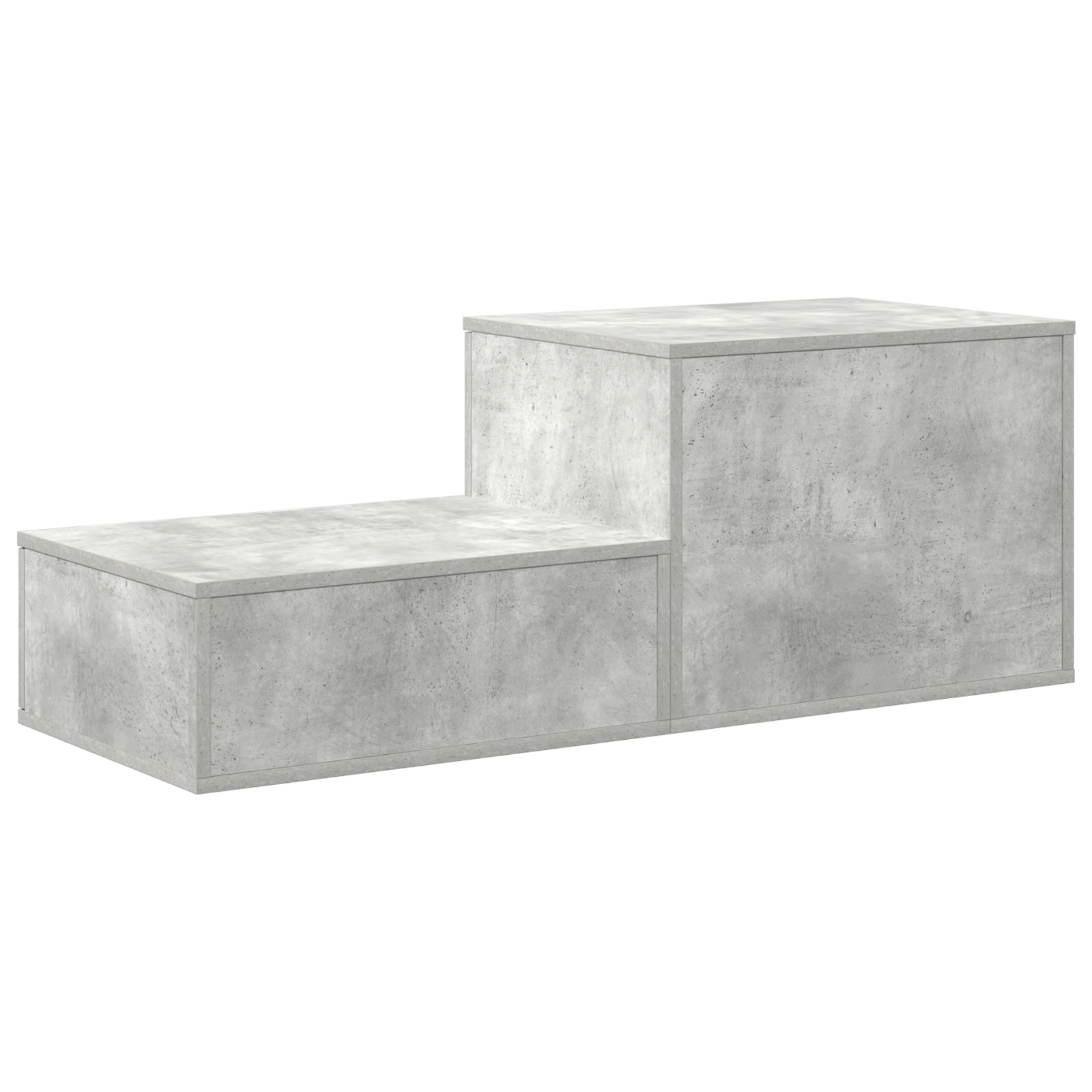 Storage Cabinet in Concrete Grey - 108x41x40 cm, Made with Engineered Wood - Image 9