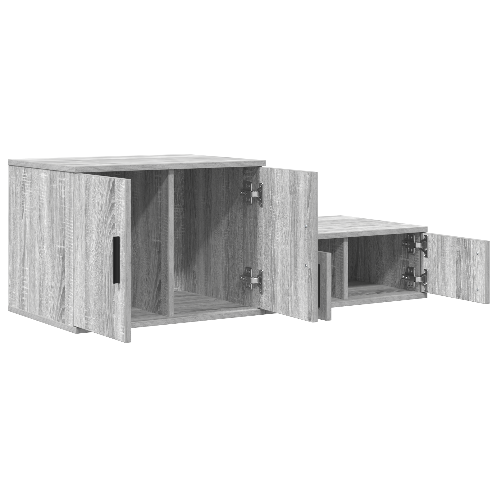 Storage Cabinet Grey Sonoma 108x41x40 cm Engineered Wood - Image 6
