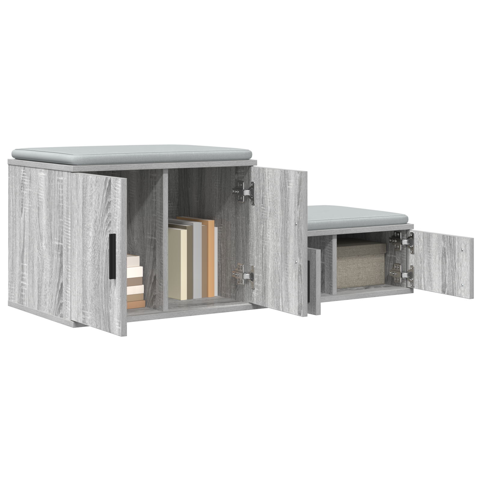 Storage Cabinet Grey Sonoma 108x41x40 cm Engineered Wood - Image 3