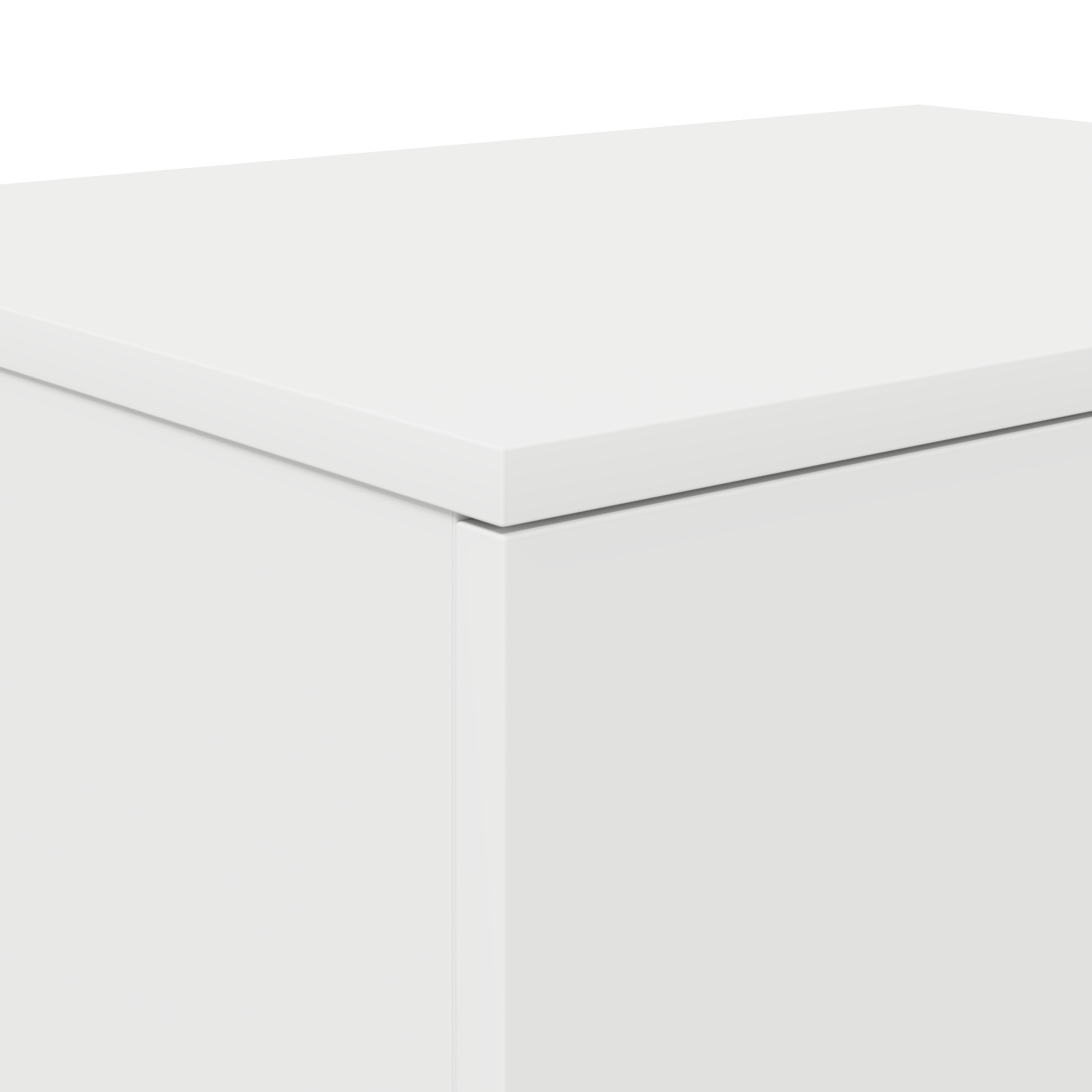 White Storage Cabinet 103x41x40 cm Made from Engineered Wood - Image 10