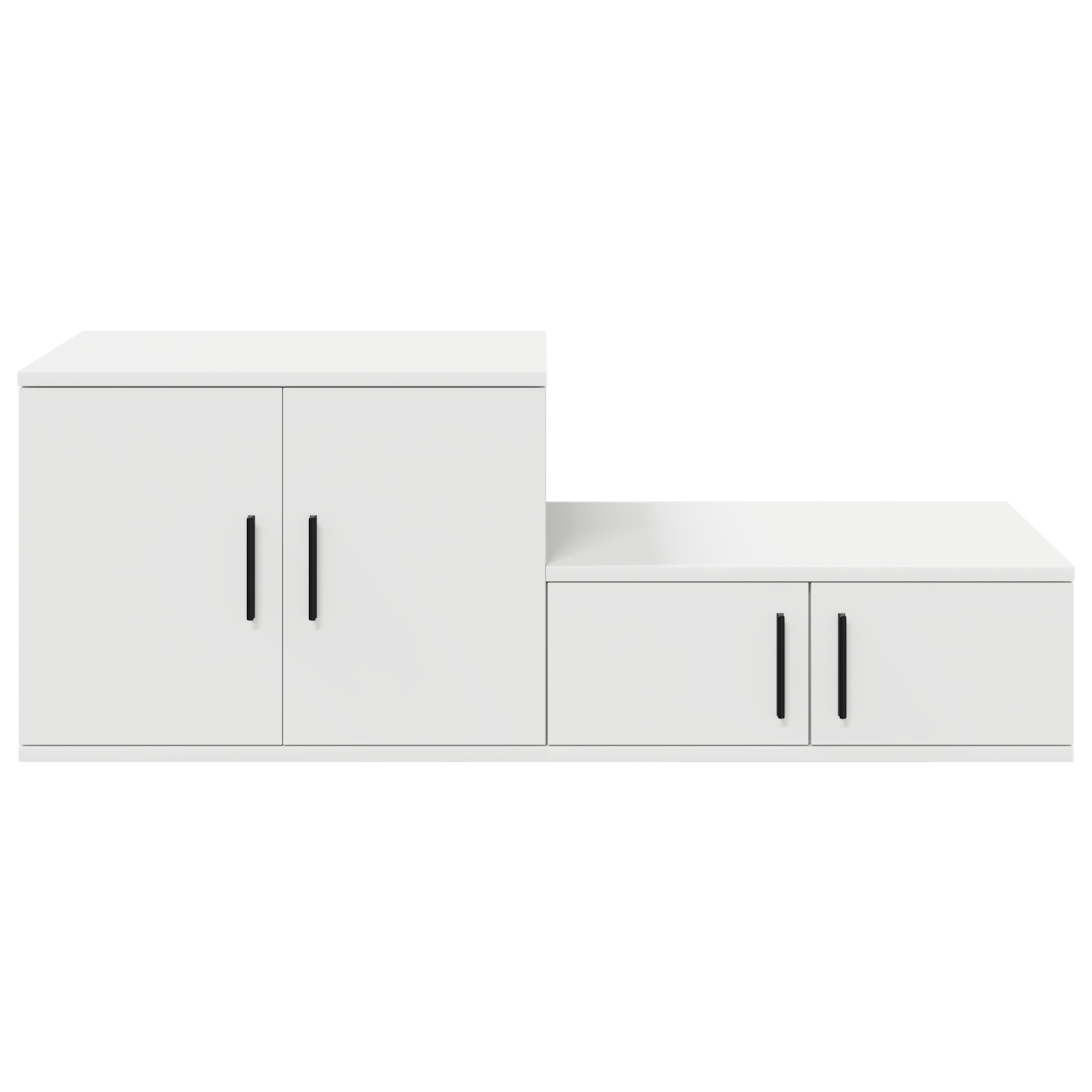 White Storage Cabinet 103x41x40 cm Made from Engineered Wood - Image 7